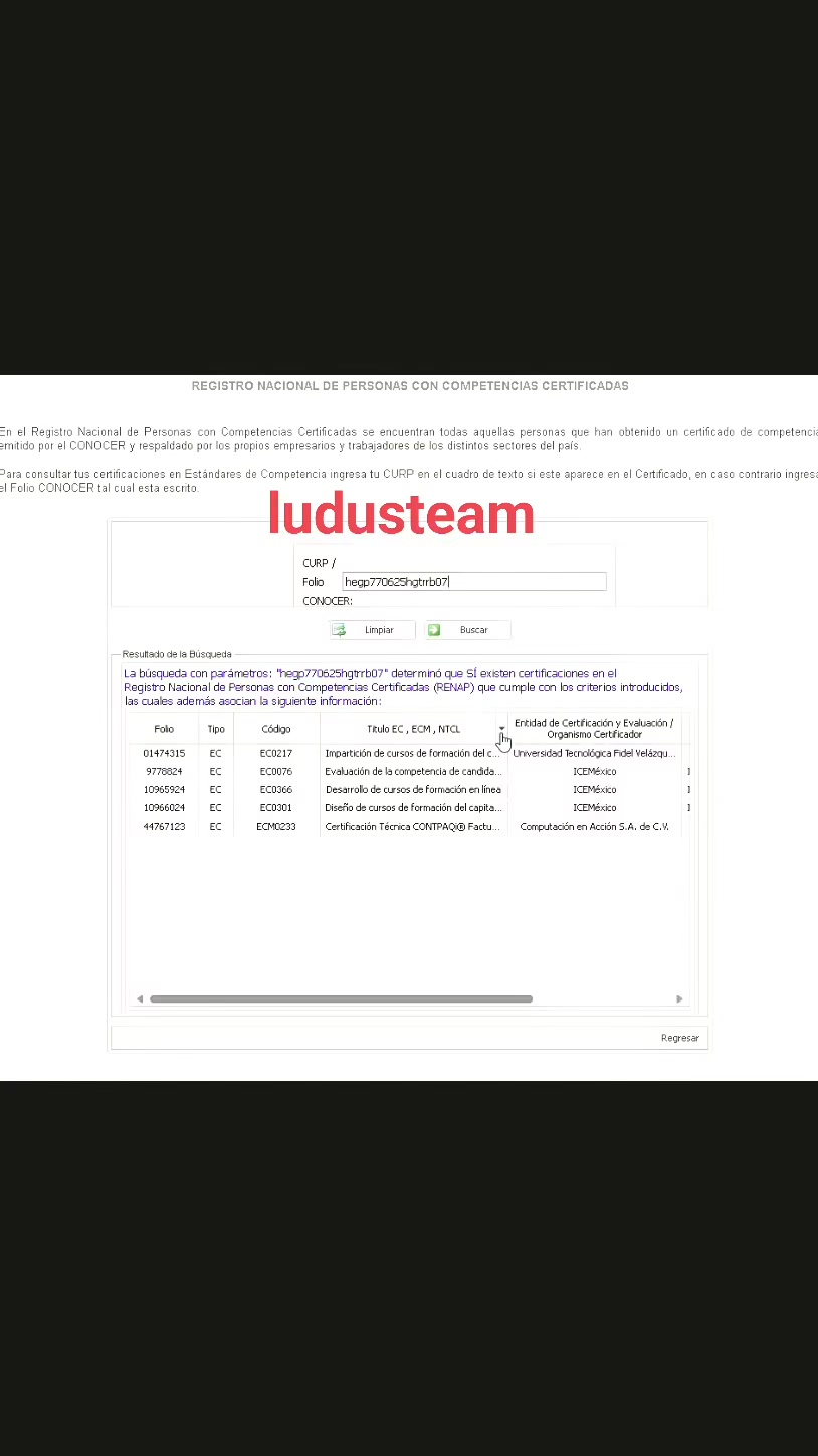 Certificaciones en Estándares de Competencia
a pocos pasos de Centro Evaluador
#ludusteamx