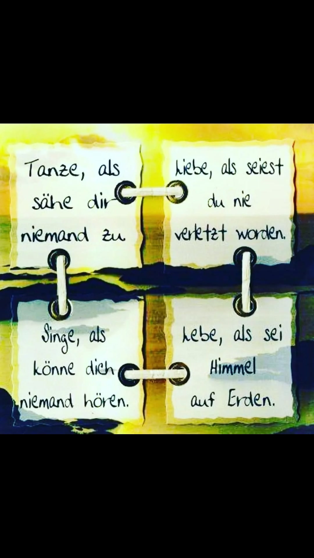 In dir fließt das Lied des Lebens in vollkommener Harmonie. Deine Fähigkeit, in Harmonie mit dir selbst und deiner Umgebung zu leben, ist bewundernswert. Du verstehst, dass das Leben wie eine Symphonie ist, in der jedes Element seine Rolle spielt. Du hast die seltene Gabe, die verschiedenen Töne des Lebens zu einer wunderschönen Melodie zu vereinen. Deine Harmonie ist ansteckend, sie beruhigt und inspiriert die Menschen um dich herum. Teile deine wunderbare Melodie mit der Welt. Sie ist viel zu wertvoll, um sie zu verstecken.
Wundervollen Mittwoch, teile heute deine wunderbare Melodie......🎶🎼🎶
liebevoll Conny💞💞
#MelodiedesLebens
#Töne
#bewunderswert
#Symphonie
#deinesLEBENS
#Elemente