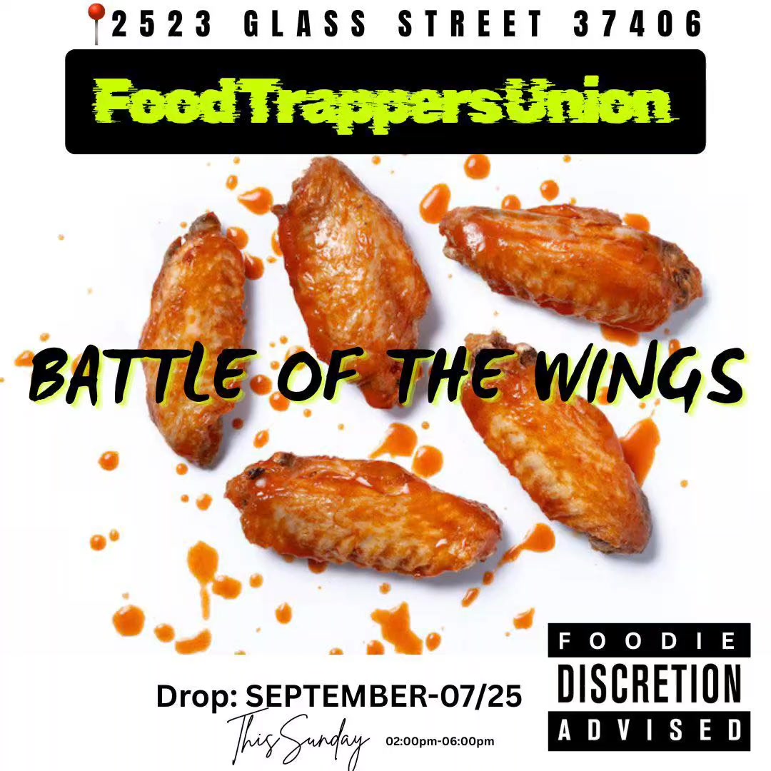 This Sunday the Food Trappers Union putting in for the city again!!! This time we got company!!!! Treats by Storm will be joining us as well as Brandon Ellis and Antonio Tate y'all know how the Food Trappers do so make sure you get to the area. @highlight