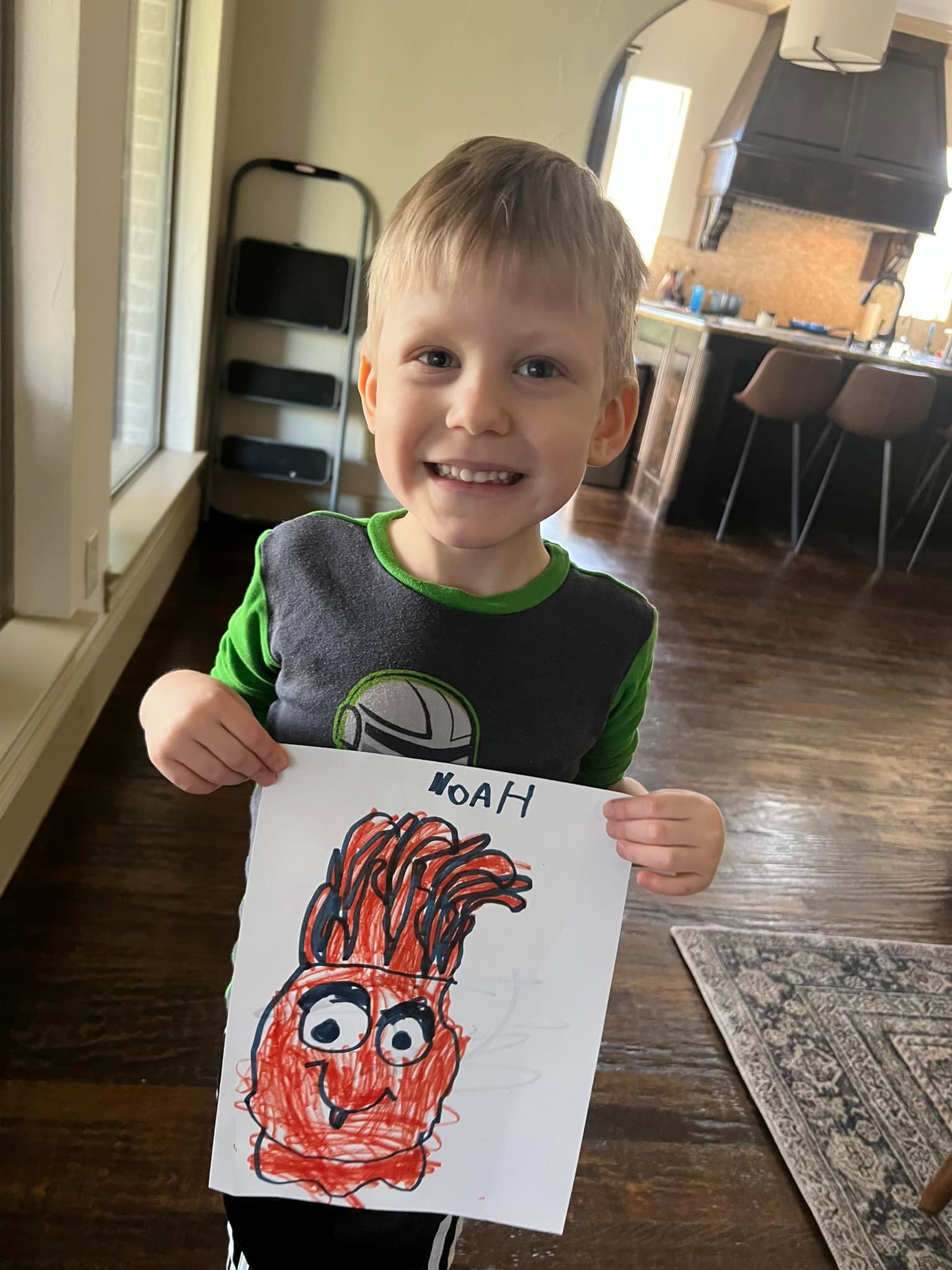 This perfect little dude’s latest fascination is sea animals. If you’ve got a question, he’d love to answer it.