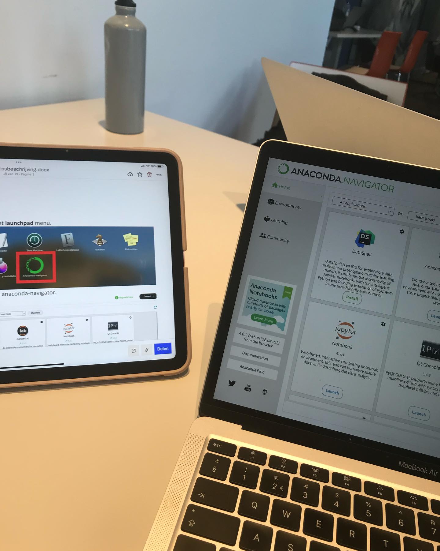 Aan de slag met Data analyse met het programma Python. Nieuwe samenwerking tussen SCKarp en THOS.