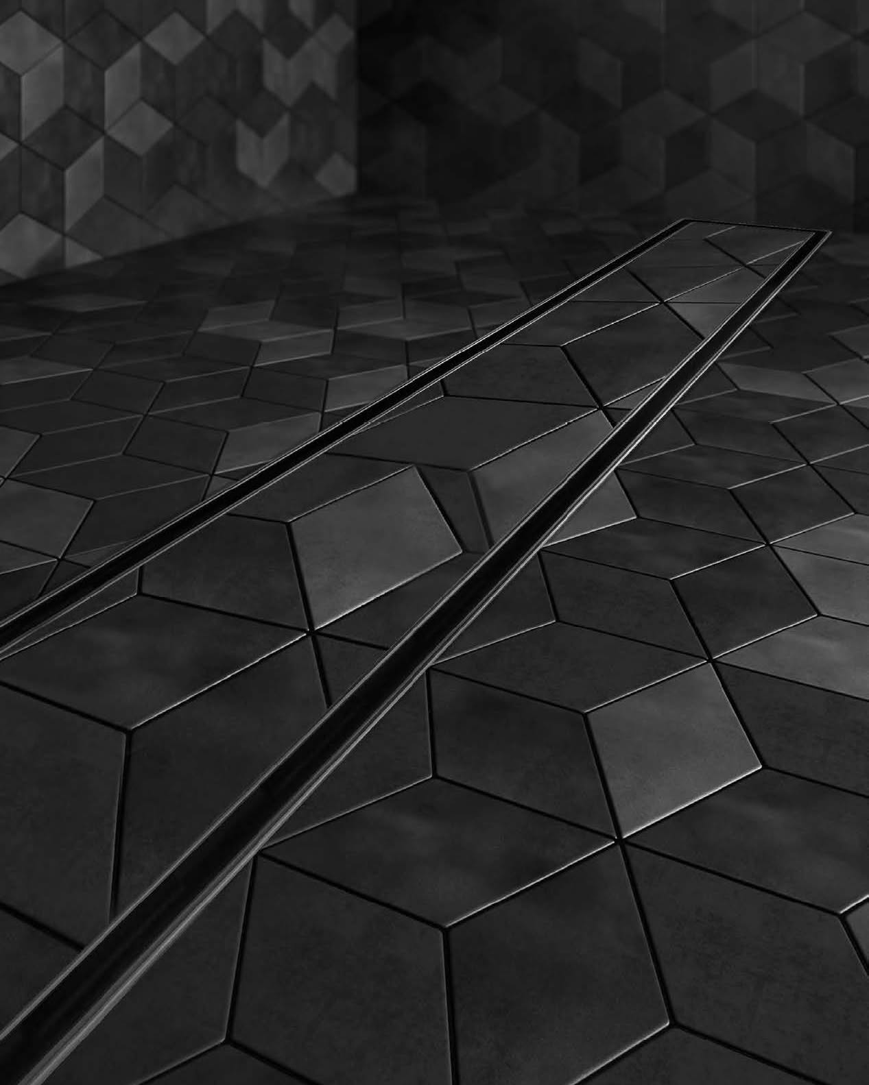 Flexibility: Extremely. QM Adjustable allows you to modify length of the grate and channel on-site to exact specifications, and place outlet anywhere along channel run. It comes with every part needed to create your design without modifying your existing plumbing. It was designed to give modernity and beauty without restrictions. #QMDrain #luxurybathrooms #bathroomdesign #luxuryshower