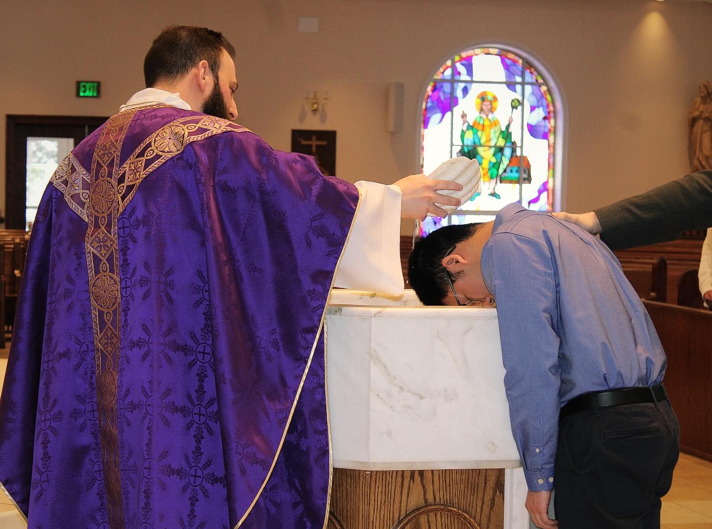 This past weekend we had the joy of celebrating the sacraments of baptism and confirmation for two of our students, Jordan and Lorenza. Please pray for them as they continue on their journey of faith!
