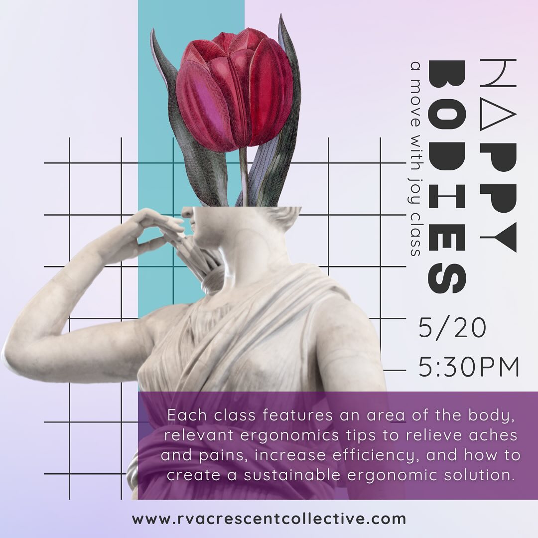 Do you have aches and pains? You need to check out this class 🤩
“I Can Do It With The Right Chair”
Inclusive look at ergonomics furniture.
Exploring ergonomic chairs, desks, and everything in between! There are many options on the market for ergonomic furniture, and it can be overwhelming to figure out what works for you. Let’s take an inclusive look at chairs, monitors, keyboards, standing desks, and everything in between!
We will also discuss how to make small budget budget-friendly adjustments to your workstations to reduce everyday aches and pains. Bring your questions, Amazon wishlist and Pinterest home office boards.
.
.
.
#rvafitness #RVAwellness #bodyarcrva #richmondfitness #richmondwellness #rvafatties #queerfitness #richmondqueerfitness #RichmondHAES #HAES #queerownedbusiness #bodyinclusive #lgbtqfitness #lgbtqrva