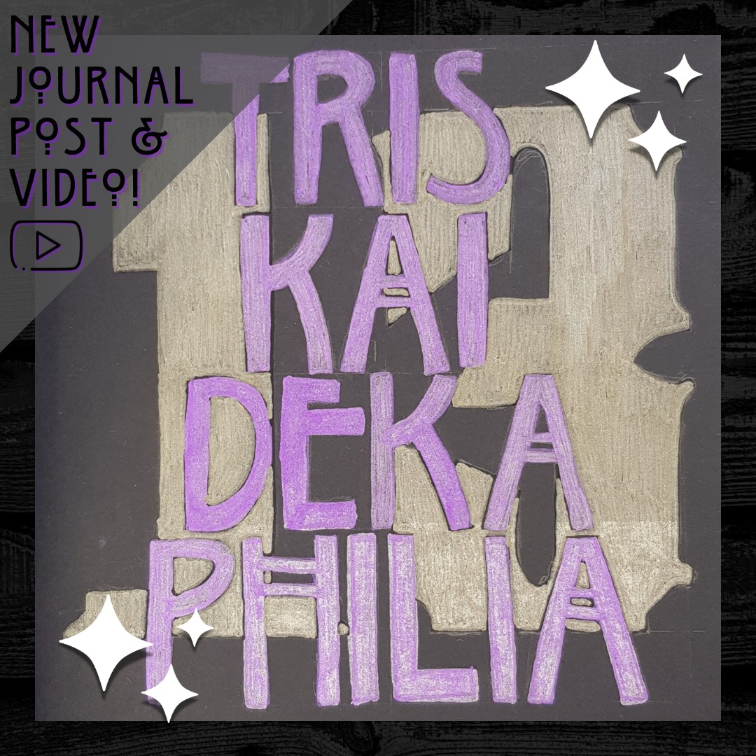 Happy 13th October!
.
Hello my Freaky Darlings, marking my favourite day of the year! I'm only mildly obsessed with the number 13 and October is my favourite month.
.
I decided to dedicate a small sketchbook to the number 13; this is what I've put on the front cover. I've got a journal post with a bit more info and a speedart video just showing me colouring the letters and number 13 on my sketchbook cover.
.
Links in my bio!
.
.
.
#thirteen #thirteenth #13 #triskaidekaphilia #triskaidekaphile #triskaidekaphiliac #speedart #art #artist #sketchbook #october #october2024 #instaartist #instaart #hellomyfreakydarlings #corvusarts #journalpost #newblogpost #raven