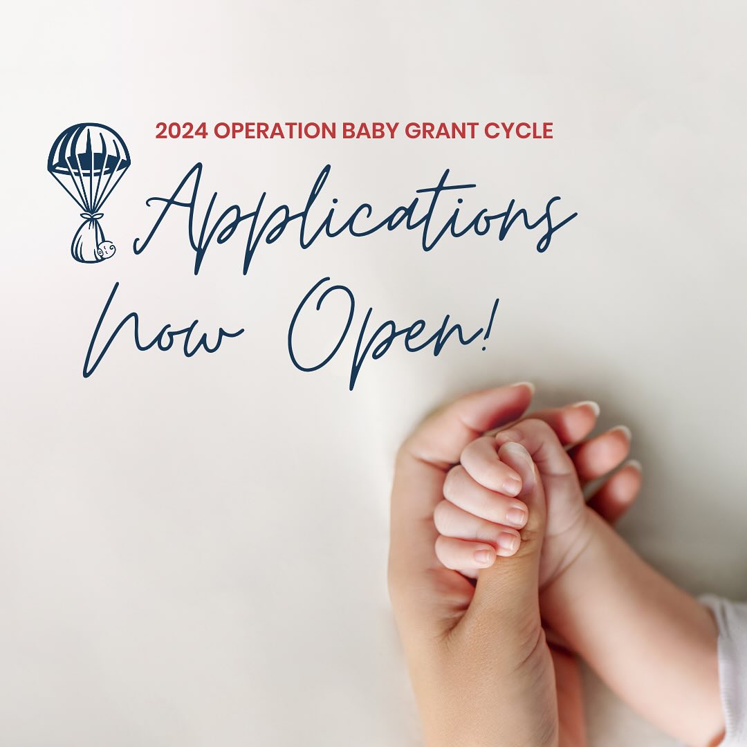 Our 2024 application is now LIVE! Begin your application today at the link in our bio. 🎉 We are honored as always to be a part of your journey to parenthood.
Important to note that we couldn’t continue to support these deserving families without the support of our Operation Baby family! Your dollars have and will continue to go to helping military and veteran couples on their journey to become parents. Every dollar counts - even into the last days of our grant cycle! Can’t contribute at this time? Spread the word 📣 - share our mission to your network!
https://www.operationbaby.org/donate