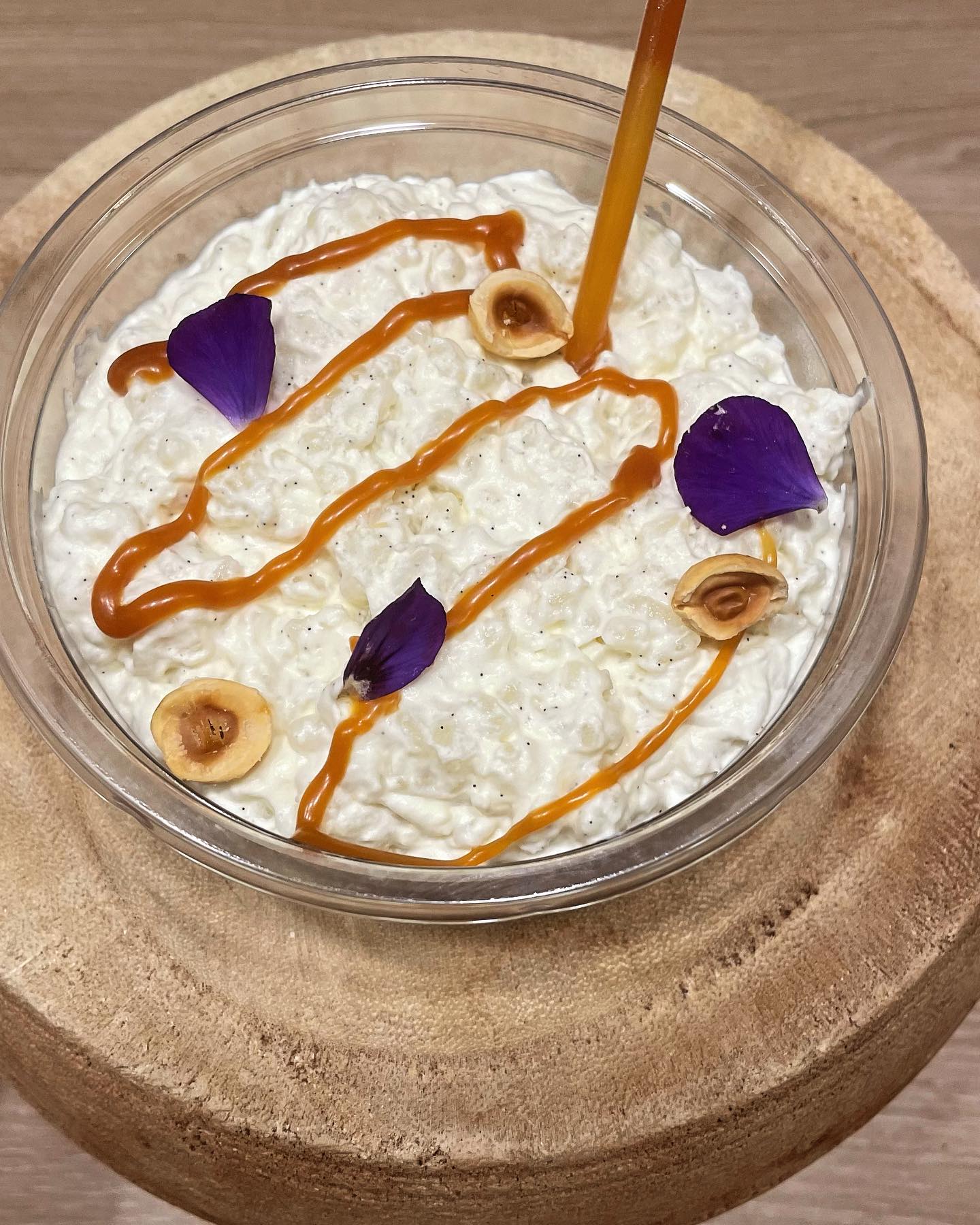 Vanilla rice pudding #rizaulait