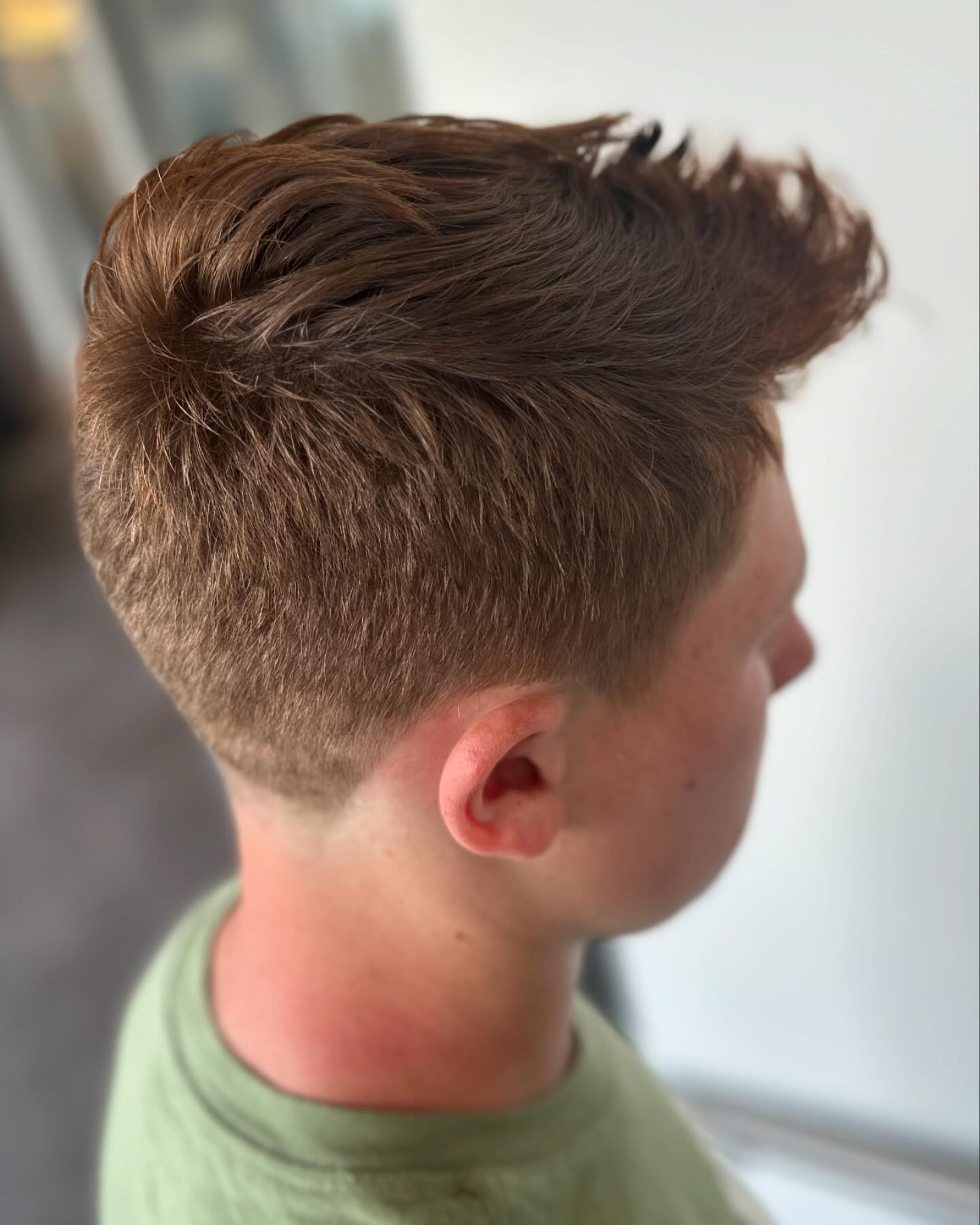 Cure for the back to school blues, a brand new doo#dattilohair#branfordsalonsuites #andismaterclippers #andistoutliner #hittorihanzoshears #branfordconnecticut