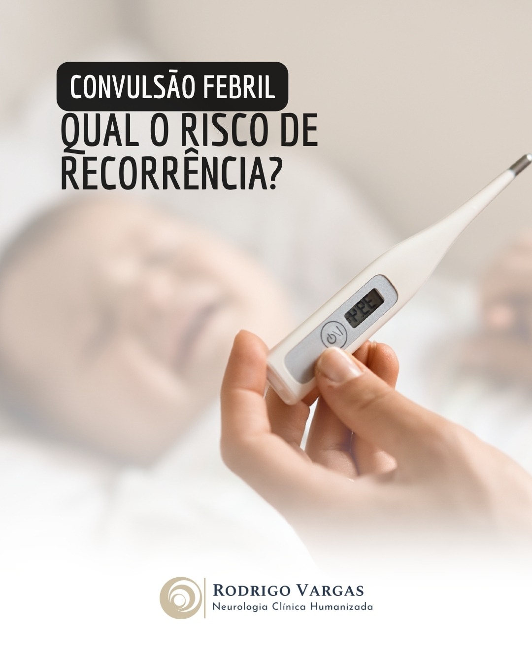 Qualo risco de recorrência das crises convulsivas febris?
A crise convulsiva febril é um evento neurológico comum em crianças entre 6 meses e 5 anos, frequentemente associado a febre, mas sem evidência de infecção intracraniana ou outras causas subjacentes. O risco de recorrência de uma crise convulsiva febril varia de 30% a 50%, dependendo de vários fatores.
Um dos principais fatores de risco é a idade da criança no momento da primeira crise. Crianças mais jovens, especialmente com menos de 1 ano, têm maior probabilidade de recorrência. Outro fator importante é o histórico familiar: crianças com parentes próximos que tiveram crises convulsivas febris possuem um risco aumentado. Além disso, febres de baixa intensidade no momento da primeira crise, que sugerem uma maior sensibilidade ao aumento da temperatura, também estão associadas a maiores chances de recorrência.
Outros fatores incluem o curto intervalo entre o início da febre e a convulsão e ainda a ocorrência de crises complexas (mais longas, focais ou múltiplas em 24 horas).
Embora a maioria das crises convulsivas febris não cause danos neurológicos permanentes, a possibilidade de recorrência pode ser preocupante para os pais. Orientação médica adequada, controle da febre e vigilância são essenciais para manejar esse risco e tranquilizar os cuidadores.
Dr. Rodrigo R. N. Vargas
Médico Neurologista e Neuropediatra
Título de Especialista em Neurologia pela Academia Brasileira de Neurologia (ABN/AMB)
Título de Especilista em Neuropediatria pela Sociedade Brasileira de Pediatria e Academia Brasileira de Neurologia (SBP/ABN/AMB)
Membro Titular da Academia Brasileira de Neurologia (ABN)
Membro Titular da Sociedade Brasileira de Neurologia Infantil (SBNI)
CRM-GO 15286 / RQE 9716 / RQE 18012
#FebreComAtenção
#ConvivendoComCrises
#AlertaFebril
#PaisAtentos
#Neuropediatria
#OesteGoiano
#rodrigovargasneuro
#HospitalSãoPaulo