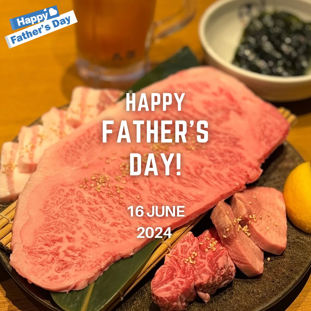 Happy Father’s Day!!
You can make a “Happy Father’s Day Lucky draw” depending on the amount spent
Have a fun dinner with your father at Futago🎉
#yakinikufutago #yakiniku #futago #hongkong #hkfoodie #wagyu #beef #香港美食 #銅鑼灣美食 #尖沙咀美食
