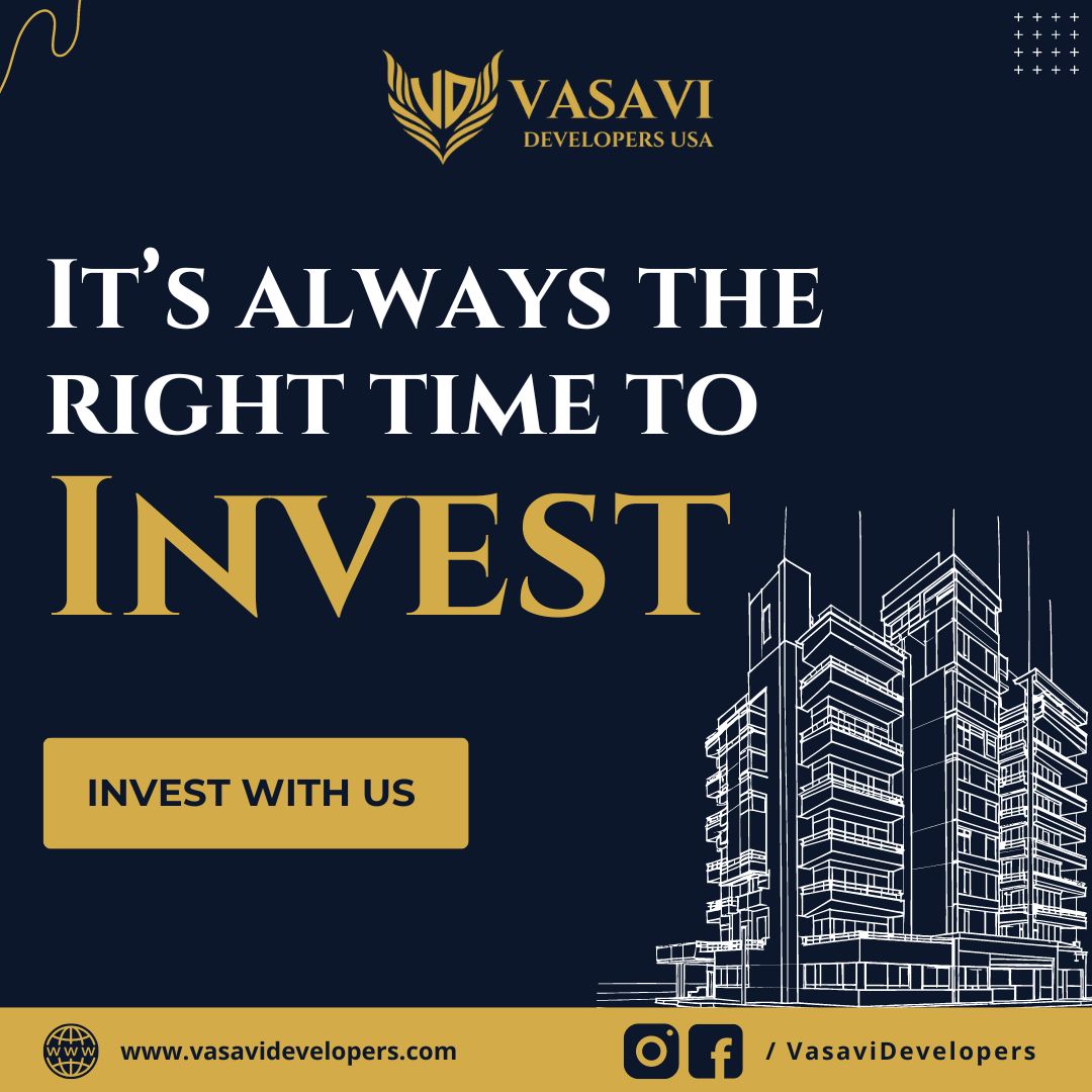 Elevate your investment portfolio with Vasavi Developers USA and unlock unparalleled opportunities in prime USA locations!
Discover the finest properties and seize your chance to invest in top-notch real estate. Let's make your investment dreams a reality!
Reach out today and secure your spot in the best locations.
#VasaviDevelopers #VasaviDevelopersUSA #LetsGrowTogether #RealEstateInvesting #RealEstate #RealEstateInvestment #Investing #RealEstateExperts #Investment