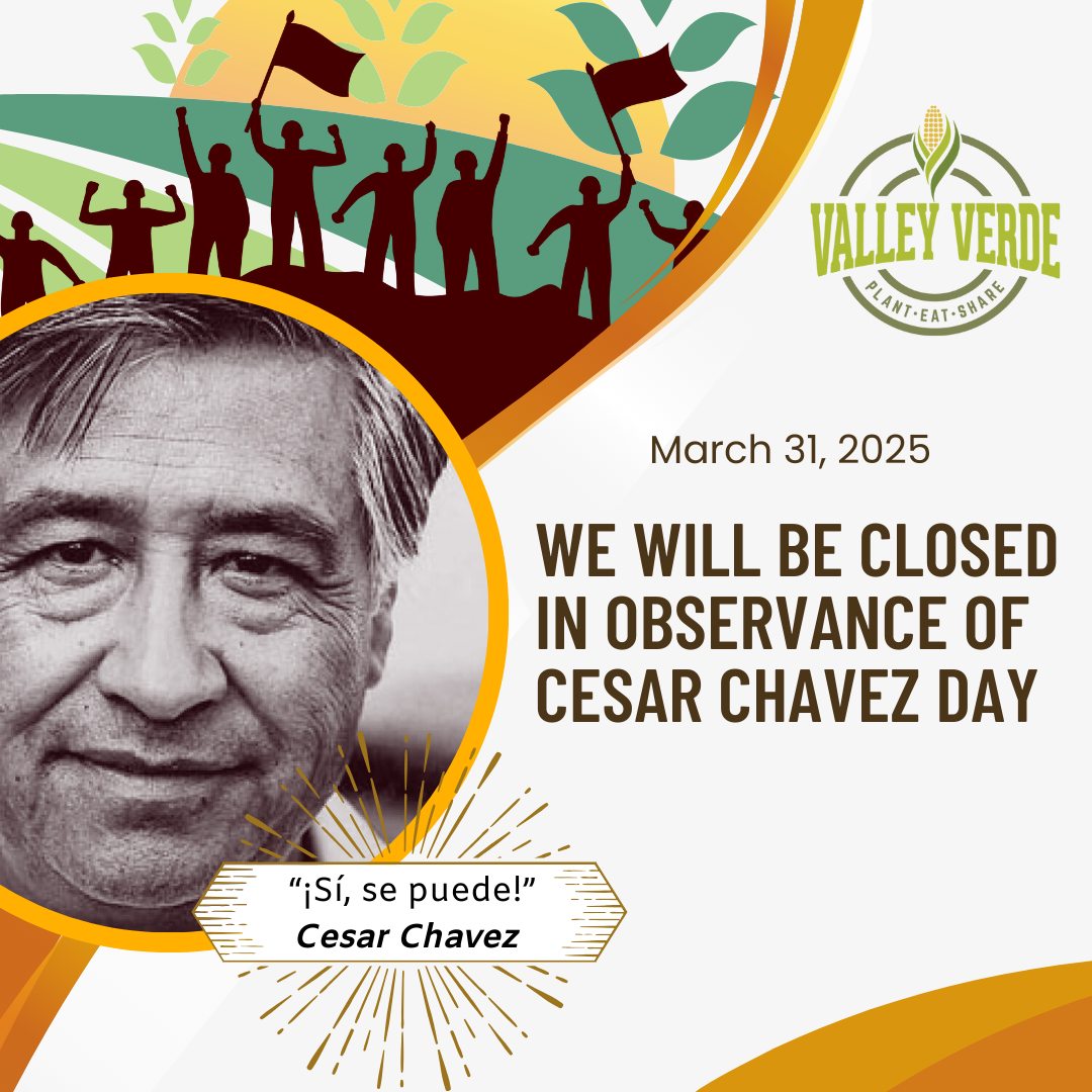 Honoring César Chávez: A Legacy of Justice and Empowerment ✊🏽🌿
We will be closed on March 31 in observance of César Chávez day, a visionary leader and tireless advocate for farmworkers' rights. Born on March 31, 1927, Chávez co-founded the United Farm Workers (UFW), leading historic strikes, boycotts, and marches to secure fair wages, humane working conditions, and dignity for laborers across America.
His motto, “¡Sí, se puede!” (Yes, it can be done!), continues to inspire movements for social justice today. Chávez’s legacy reminds us that change is possible when we unite for fairness, equality, and human rights.
Let’s honor his work by supporting workers, advocating for equity, and ensuring his dream of justice lives on. 🌎💪🏽
#CesarChavez #SíSePuede #WorkersRights #SocialJustice