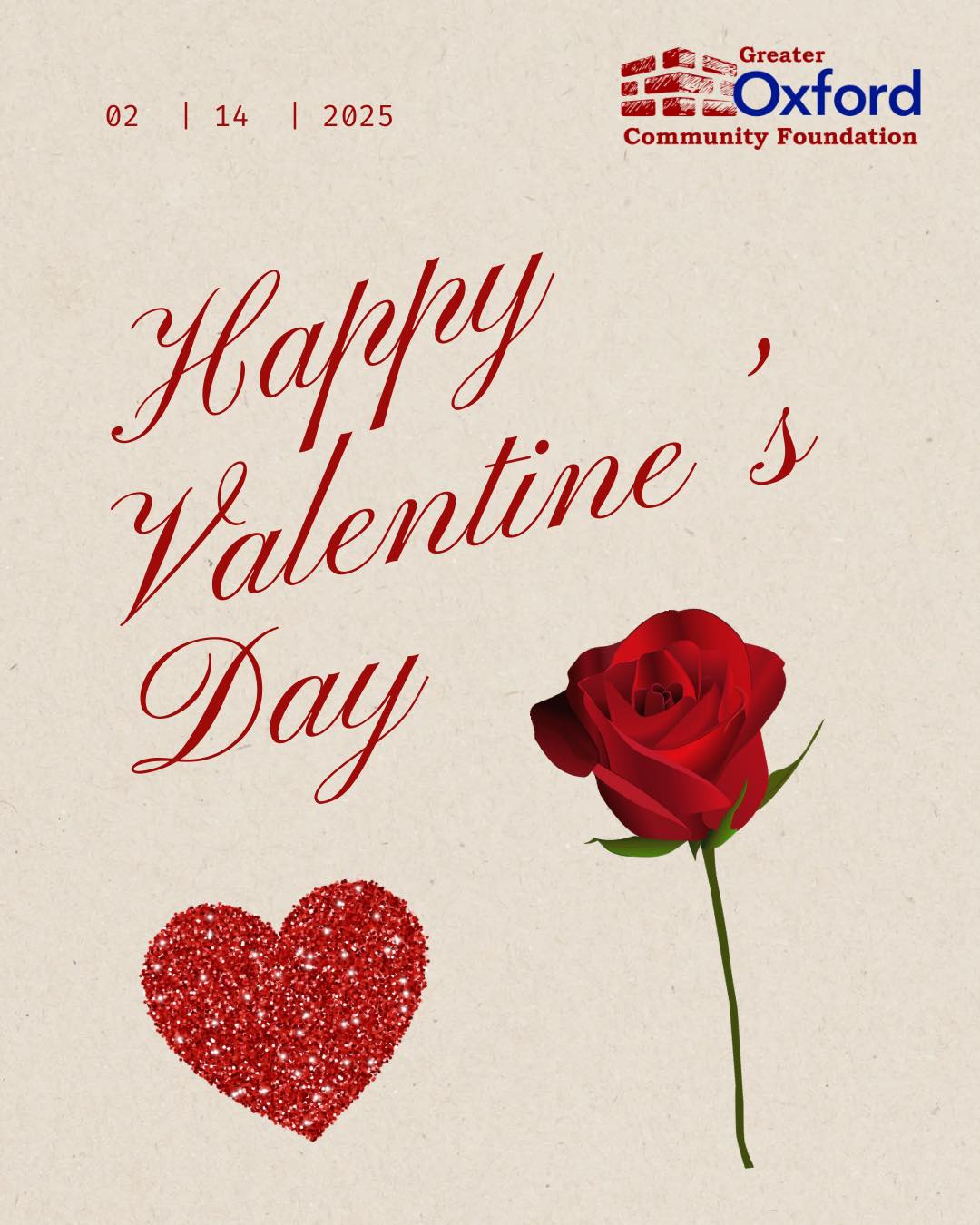 Happy Valentine’s Day to our wonderful community! Wishing you a day filled with love, kindness, and connection. ❤️?
#pavingtheway #grantmaking4good #givewhereyoulive #greateroxfordcommunityfoundation