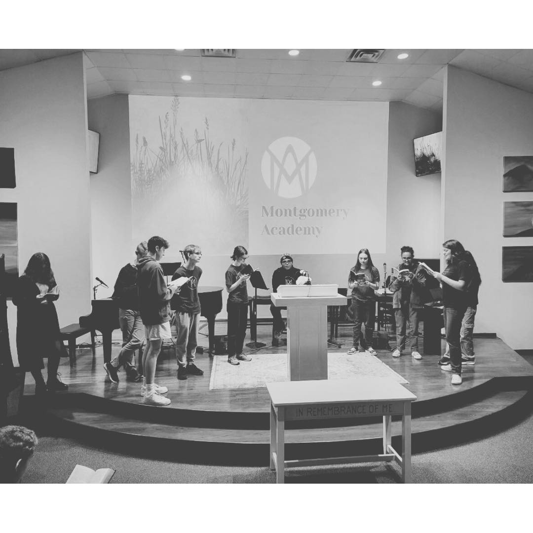 A few of our classes have been bringing Julius Caesar "to the stage" this semester!
In a recent newsletter, we shared a link to Christopher Perrin’s podcast on the importance of Shakespeare in classical education. We think it’s definitely worth a listen. Check it out here:
https://christopherperrin.substack.com/p/the-importance-of-shakespeare-in