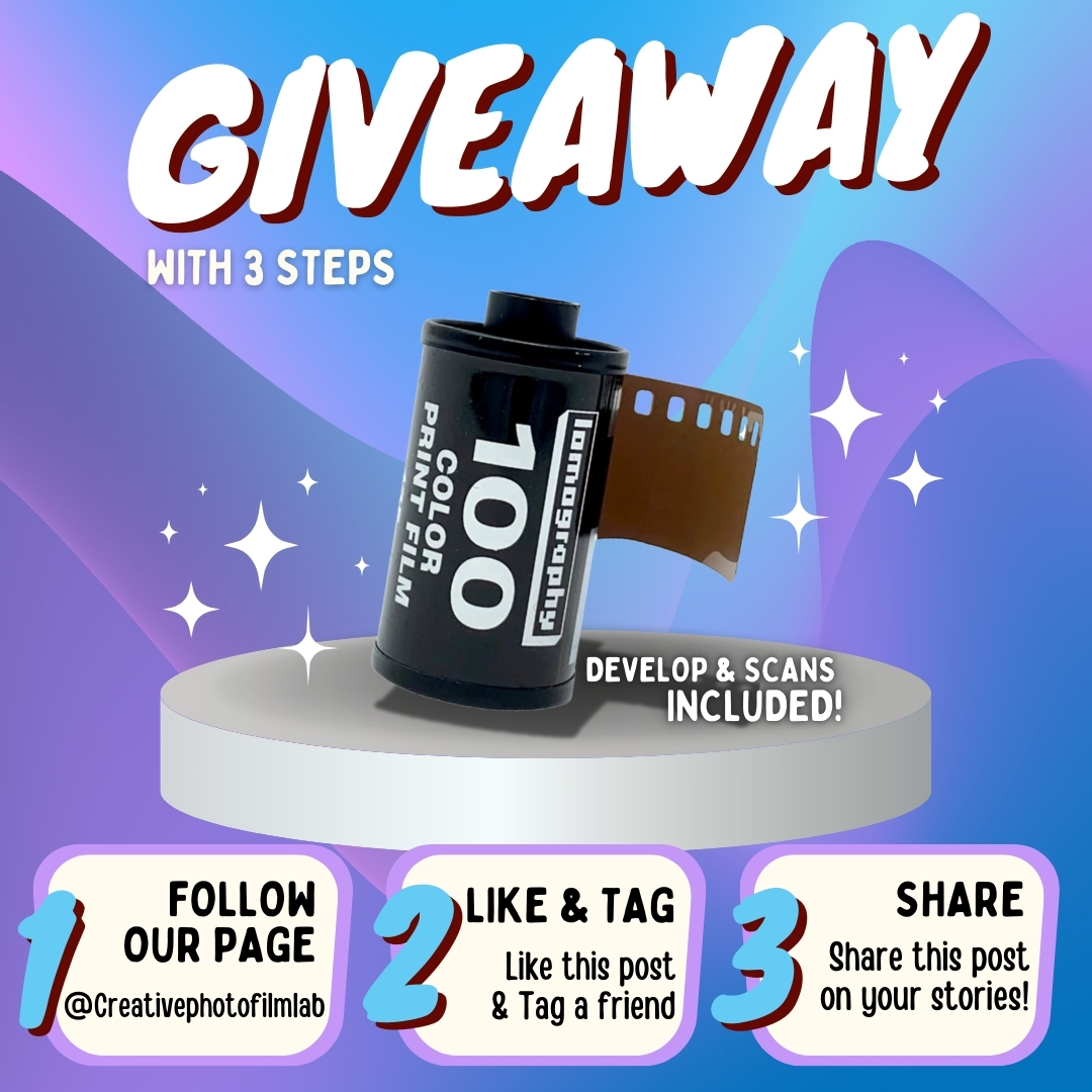 ??️ GIVEAWAY ALERT! ?️?
Film lovers, this one's for you! We're giving away our Film Special of the Month—one roll of Lomography film, plus developing & scanning on us! ?✨
To enter:
✅ Follow @creativephotofilmlab
❤️ Like this post
? Tag a friend who loves film photography! (Each tag = an extra entry!)
Giveaway ends March 16th, and the winner will be announced shortly after.
Don't miss your chance to shoot & develop for FREE! ??
#FilmGiveaway #FilmIsNotDead #Lomography #FilmPhotography #CreativePhotoFilmLab