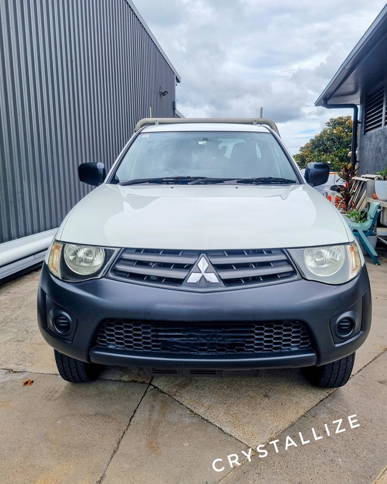 There's immense satisfaction in completing a job that transforms a car. This Triton was severely neglected, with faded, chalky paint, weathered plastics, and dimmed headlights. We were able to restore it to such a high standard that the customer could hardly believe it was the same vehicle. At Crystallize Mobile Detailing, we take pride in bringing vehicles back to life and exceeding our clients' expectations. Enjoy the before and after photos!
