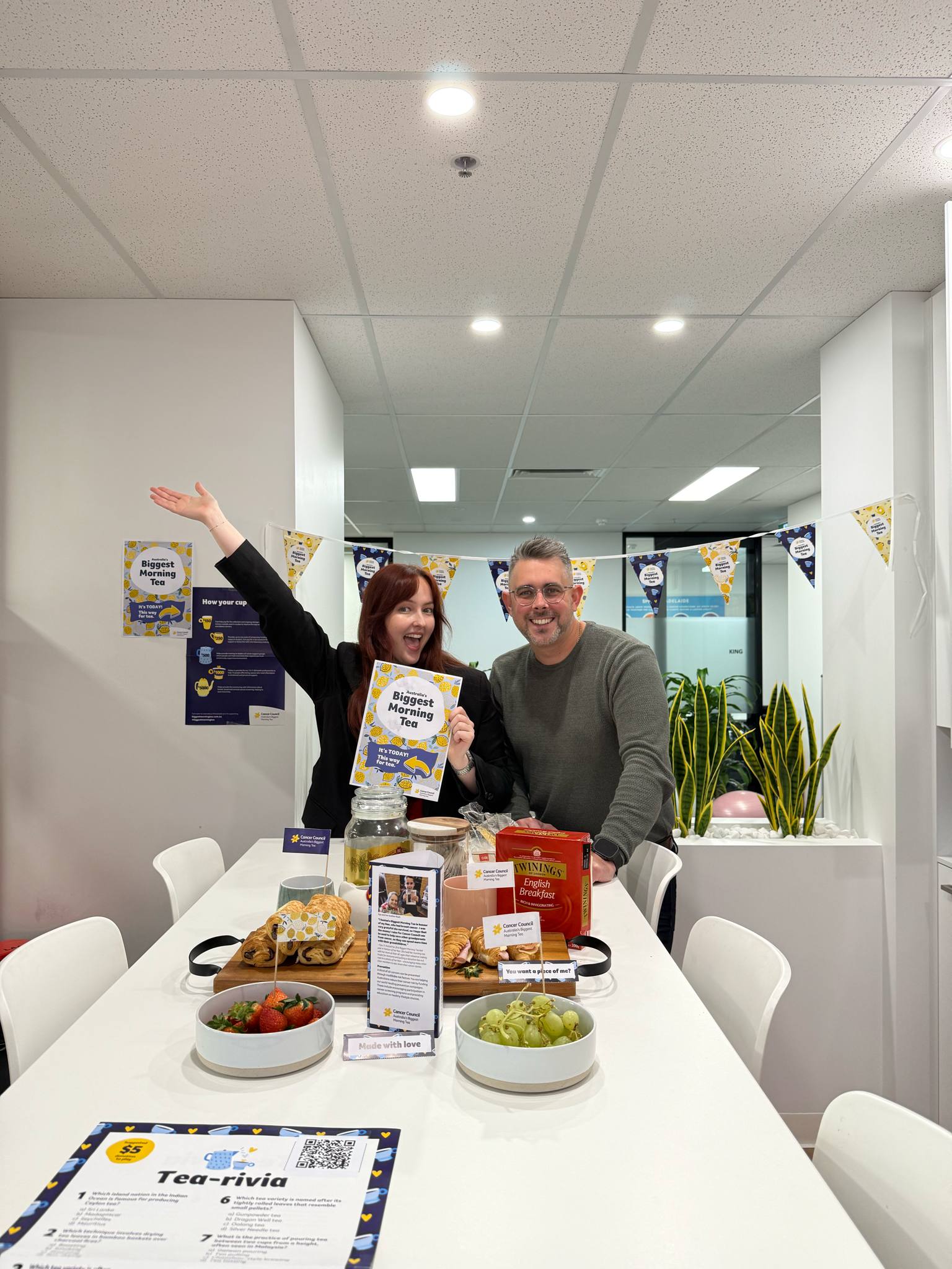 Well done to Hollie who hosted her Biggest Morning Tea for Cancer Council this morning!?
She has less than $100 to go to reach her $500 target - we're super proud, well done!
Together, we can help Cancer Council raise much needed funds that go towards vital cancer research, support services, prevention programs, and advocacy.
If you'd like to support this amazing cause, the link is below:
https://www.biggestmorningtea.com.au/fundraisers/hollietiernan