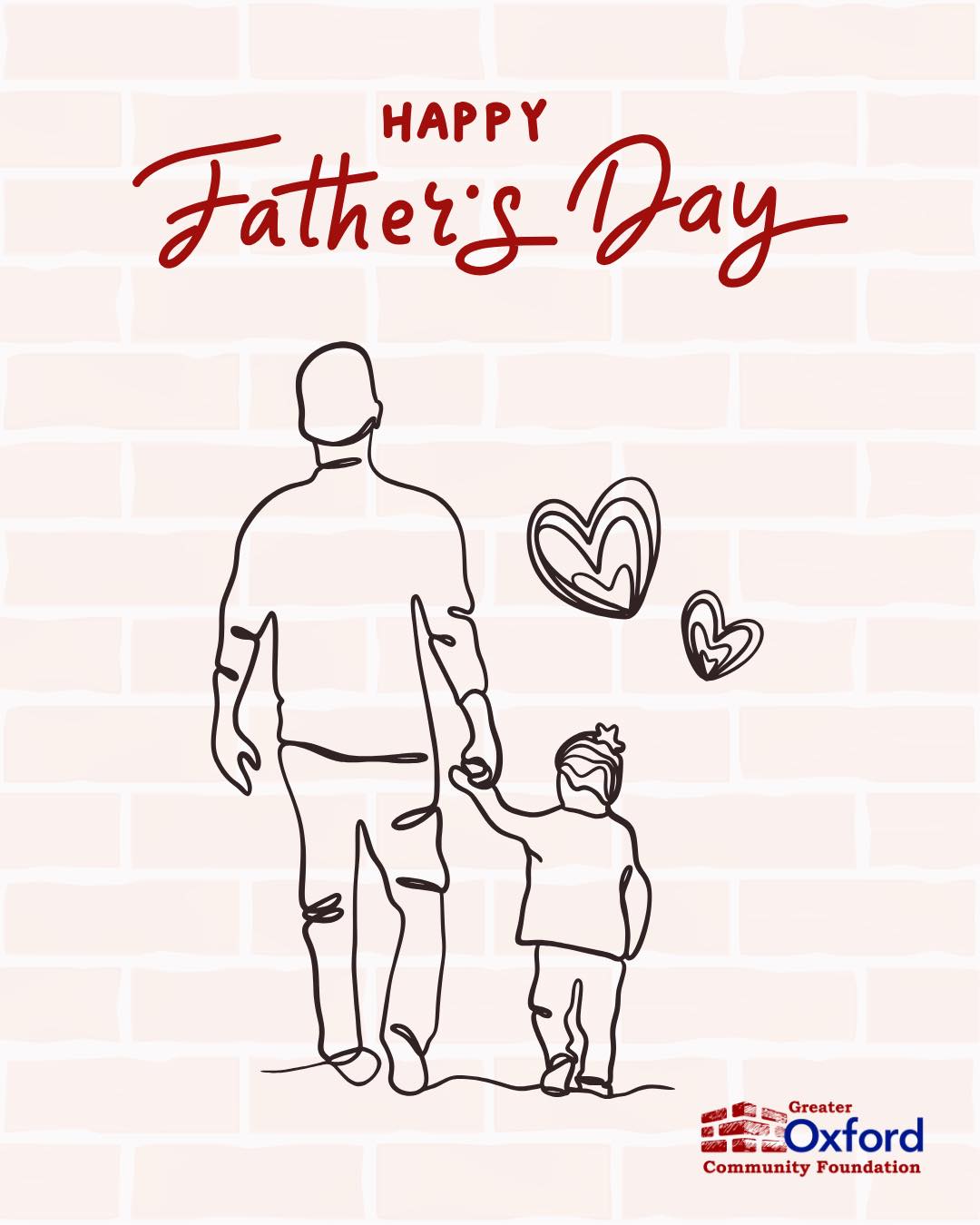 Happy Father’s Day from the Greater Oxford Community Foundation!
We wish all the dads, grandfathers, and father figures in our community a day filled with love and celebration. Thank you for all that you do! ❤️?
#pavingtheway #grantmaking4good #givewhereyoulive #greateroxfordcommunityfoundation