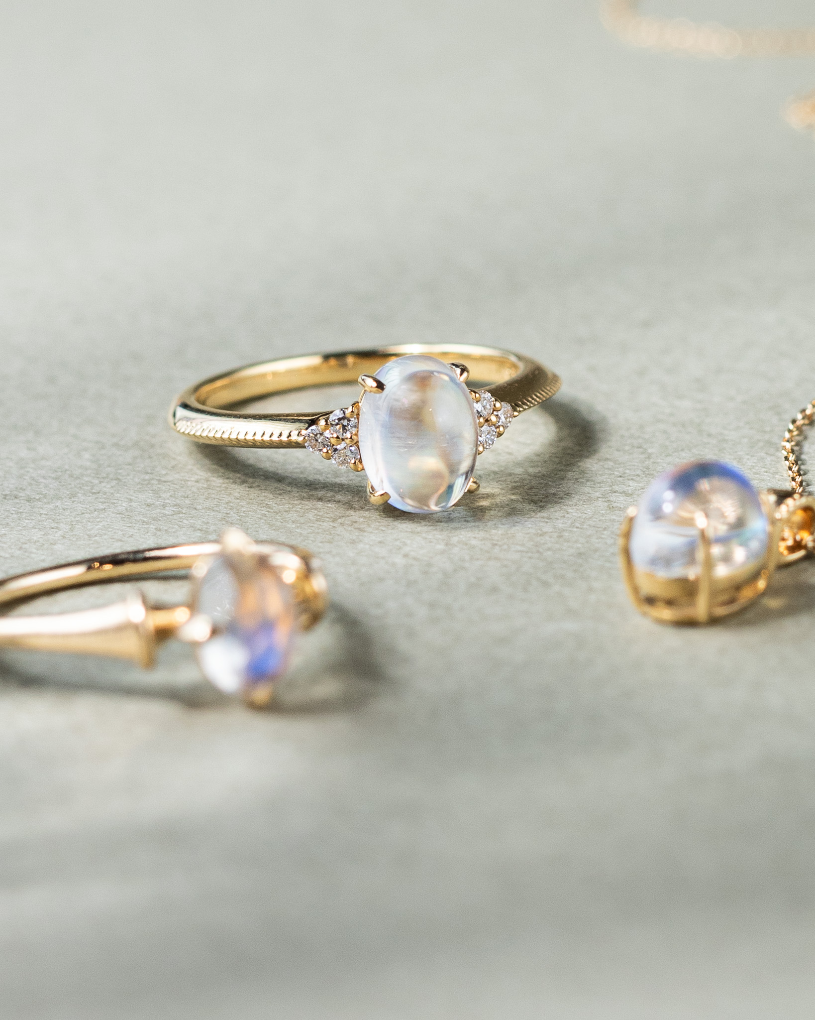 A birthstone of June, reimagined in rare intensity.
Unlike the soft milky whites typically associated with moonstone, royal blue moonstone glows with a vivid, electric sheen—its light dancing just beneath the surface. Mysterious, elegant, and full of quiet depth, it’s a gem that feels both ethereal and grounded.
A luminous choice for those born in June—or anyone drawn to its inner light.
#RoyalBlueMoonstone #JuneBirthstone
