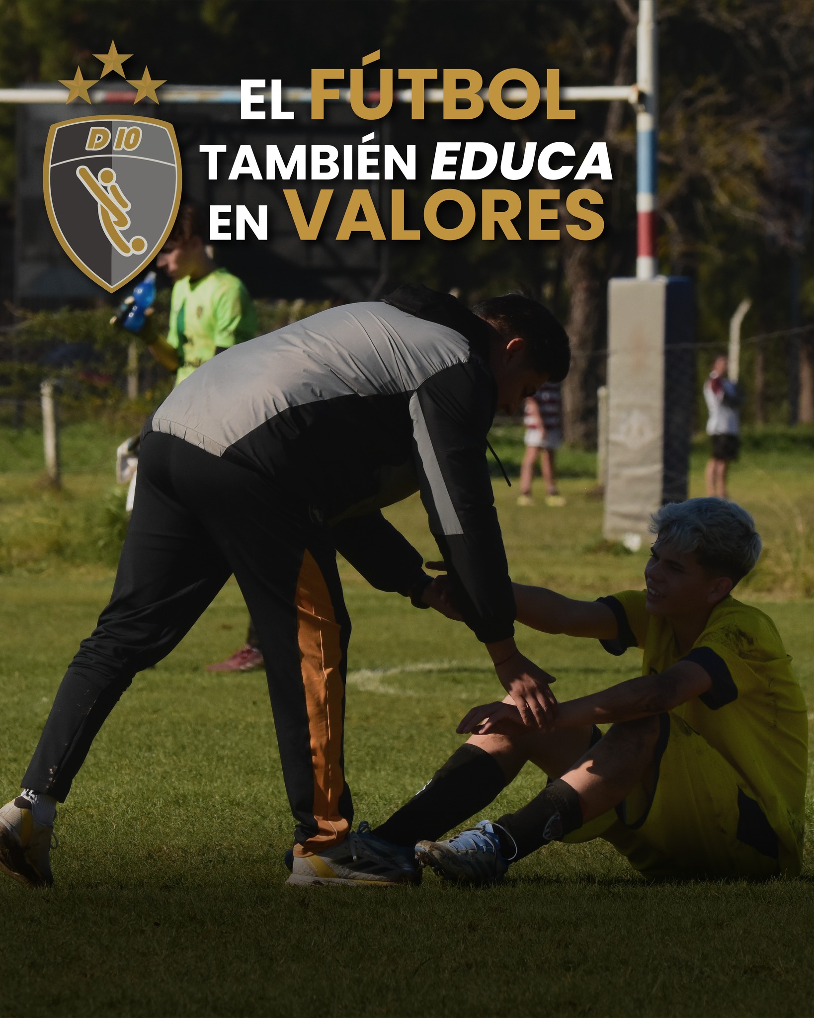 ⚽? Hoy, en el Día del Humanismo, celebramos algo que va más allá del deporte: el respeto, la empatía, la solidaridad y la dignidad humana.
En D10 creemos en un fútbol que forma personas antes que jugadores.
Un fútbol que enseña a ser equipo dentro y fuera de la cancha, que respeta al rival y valora el esfuerzo.
Porque formar futbolistas con valores también es nuestra manera de jugar⚽
D10 Football Club #MásQueFútbol ?
#ValoresD10 #DíaDelHumanismo #FútbolConValores #FormaciónIntegral
@empanadas.morita @sportlyon_ind @lyonoficial.ok @360player @menottiescuela @paramedic.arg @coerverargentina @expimled
@telviso.ar @somos.imowi @ch1_sports @elparmegiano @cacmaterialeselectricos @gaseosasecco