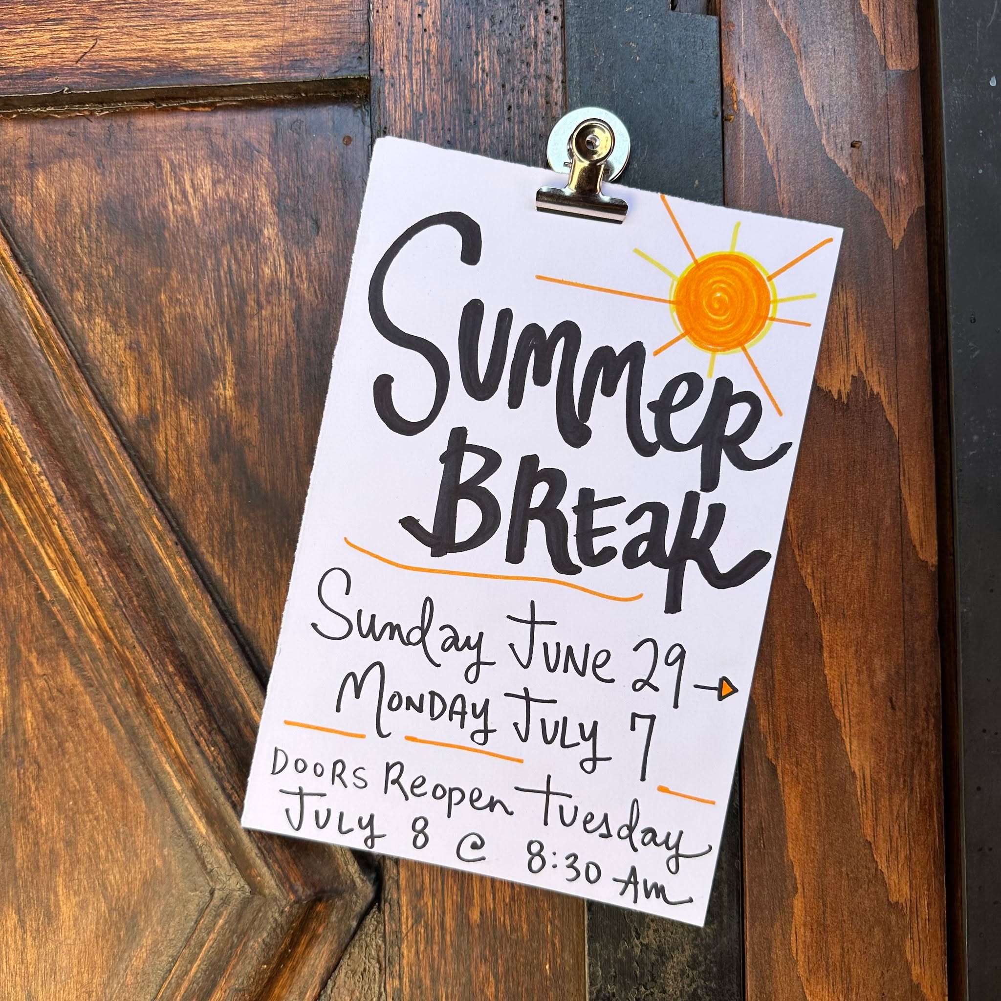 Reminder: We're closed next week, so be sure to get all your soap and supplies before the break! We'll be open today and tomorrow (June 27-28) from 10 am to 6 pm.