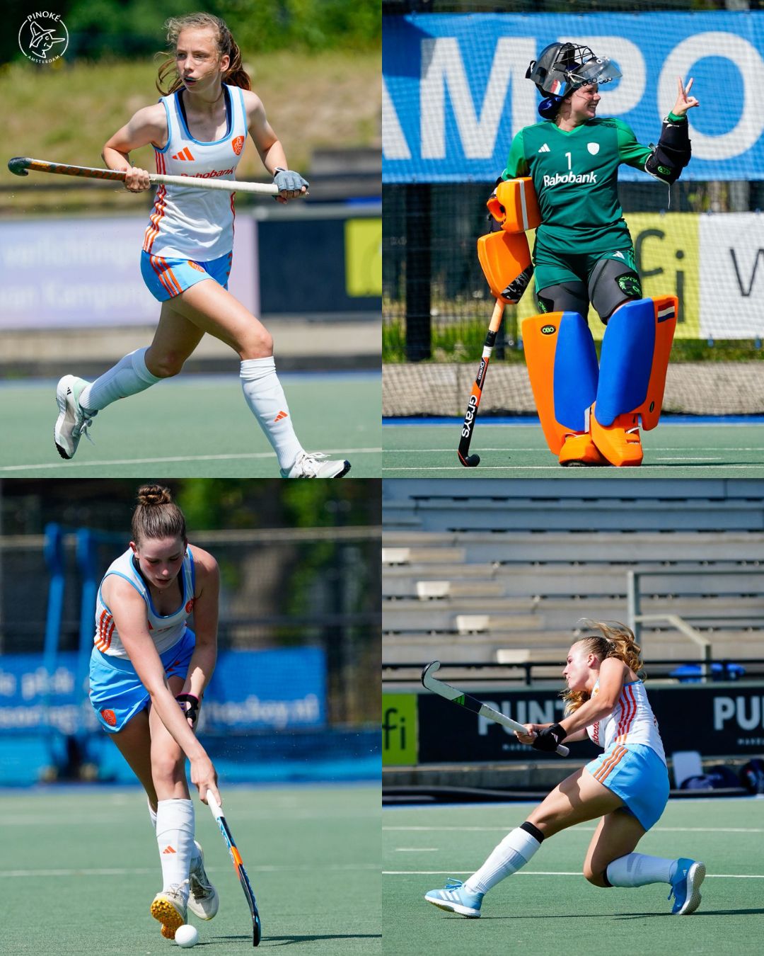Imme de Leeuw, Fillipa Meijnen, Marit van Buul en Anouk Slotema zitten in de selectie Nederland MO18 voor het EK in Lille van 12 t/m 19 juli.
Gefeliciteerd meiden en succes! Wij zijn trots op jullie.
?: @pica4you
#oranje #ekmo18 #pinoke #dejeugdheeftdetoekomst