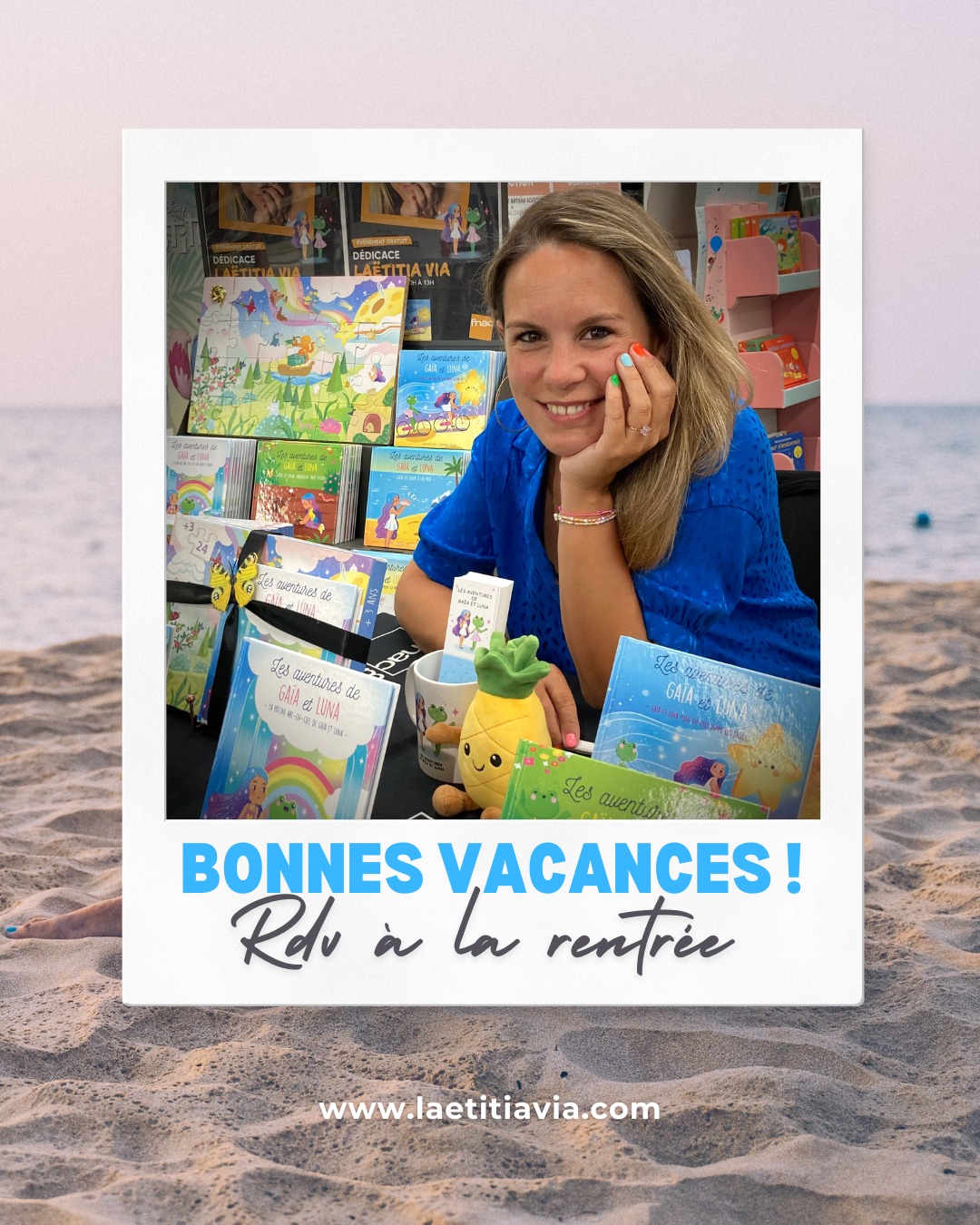 ☀️ L’heure est venue de lever le stylo
✨ Place au farniente… et à l’apéro !
✨ D’ici là, passez un bel été
📚 Riche en lectures ensoleillées
www.laetitiavia.com