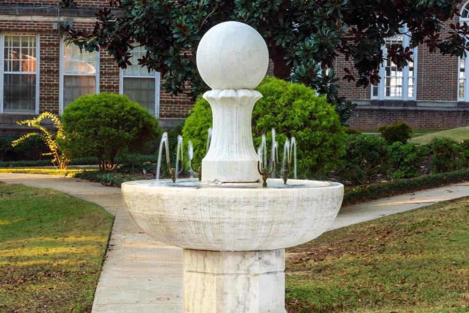 There’s something special about the Eunomian Fountain.
Maybe it’s the sound of the Little Dell waterfall nearby.
Maybe it’s the wooden swings, the picnic tables, and the chairs nearby that invite you to slow down and stay awhile.
Or maybe… it’s the legend.
Every pledge night, Eunomian Society members walk around the fountain, just like generations of sisters before them.
And if you believe the story, that walk could lead you to your soulmate.
We’re not saying it’s true…
But more than a few campus love stories have started right here. ?
#BMCUTradition