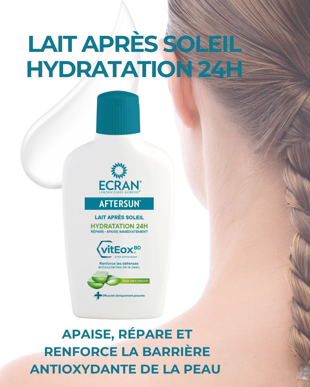 Après le soleil, place à la réparation !
Votre peau mérite autant de soin après l’exposition qu’avant.
Le lait après-soleil ECRAN®, hydrate pendant 24h, apaise instantanément, et aide à renforcer la barrière antioxydante de la peau grâce au complexe VitEox80®.
Aloe vera + texture fraîche + efficacité prouvée = le combo parfait pour prolonger l’éclat de votre été 🌿
#ecran #aprèssoleil #aftercare #hydratationpeau #vitEox80 #apaisement #bellepeau #soindelapeau #été2025 #sunrepair #aftersunroutine