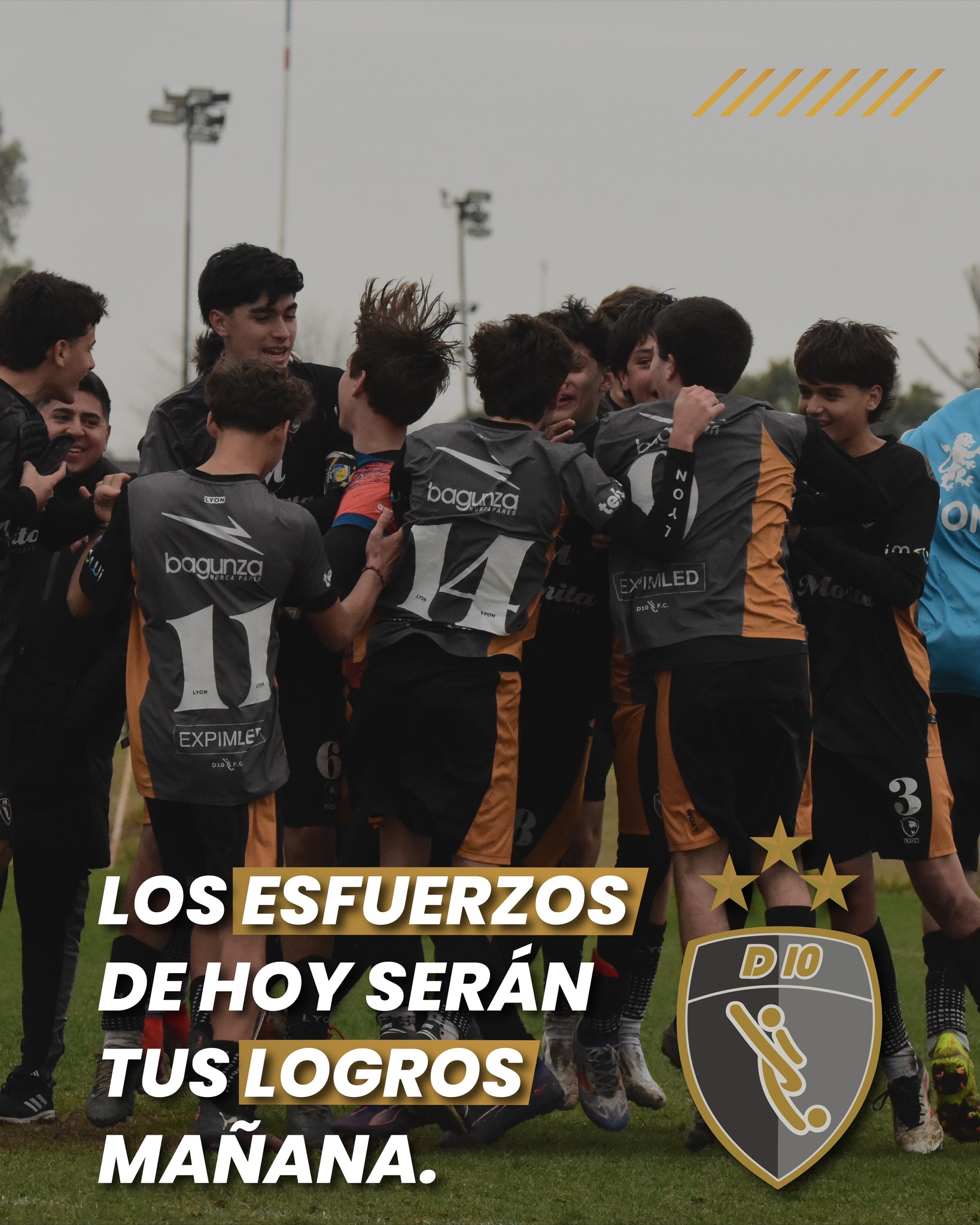 Dejamos el alma y el corazón en cada entrenamiento, en cada jugada, en cada situación adentro y afuera de la cancha, porque sabemos que todo el esfuerzo de hoy, a corto o largo plazo, se transformará en los logros que nos esperan mañana???
¡Qué viva el Fútbol! ¡Vamos D10!? ⚽
#másquefútbol #d10fc #futbolinfantil #entrenamientoprofesional #futboldeprimera #futbolprofesional #fútbol #soccer #academiadefutbol #socceracademy #socceracademykids #socceracademyfc #d10football #d10footballclub #pilar #futbolpilar
@empanadas.morita @sportlyon_ind @lyonoficial.ok @360player @menottiescuela @paramedic.arg @coerverargentina @expimled
@telviso.ar @somos.imowi @ch1_sports @elparmegiano @cacmaterialeselectricos @gaseosasecco