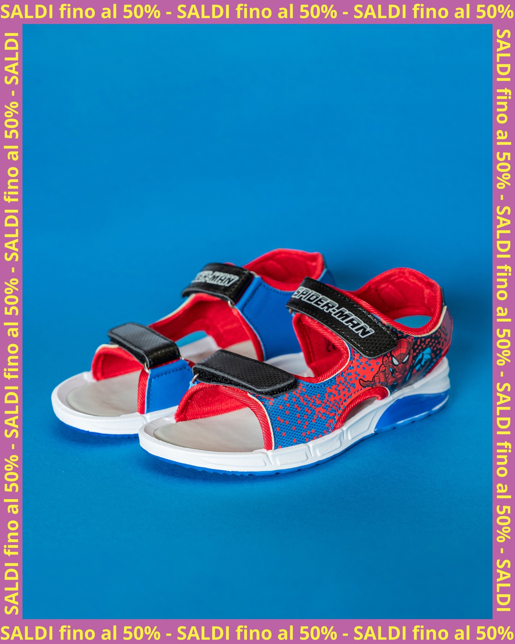 Per piccole avventure da supereroe!
Sconti fino al 50% in negozio!
#grismondicalzature #spiderman #sandalibimbo #scarpebambini #shoppingbergamo