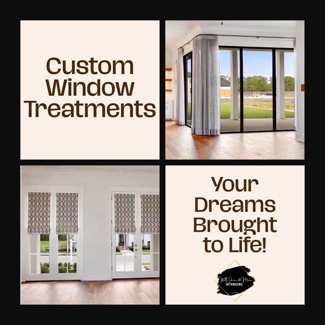 Whether it is full drapery or roman shades - we can create your dream treatments! Time so start planning if you want it installed for the holiday season.
#Prairieville #localshowroom #BatonRouge #windowtreatments