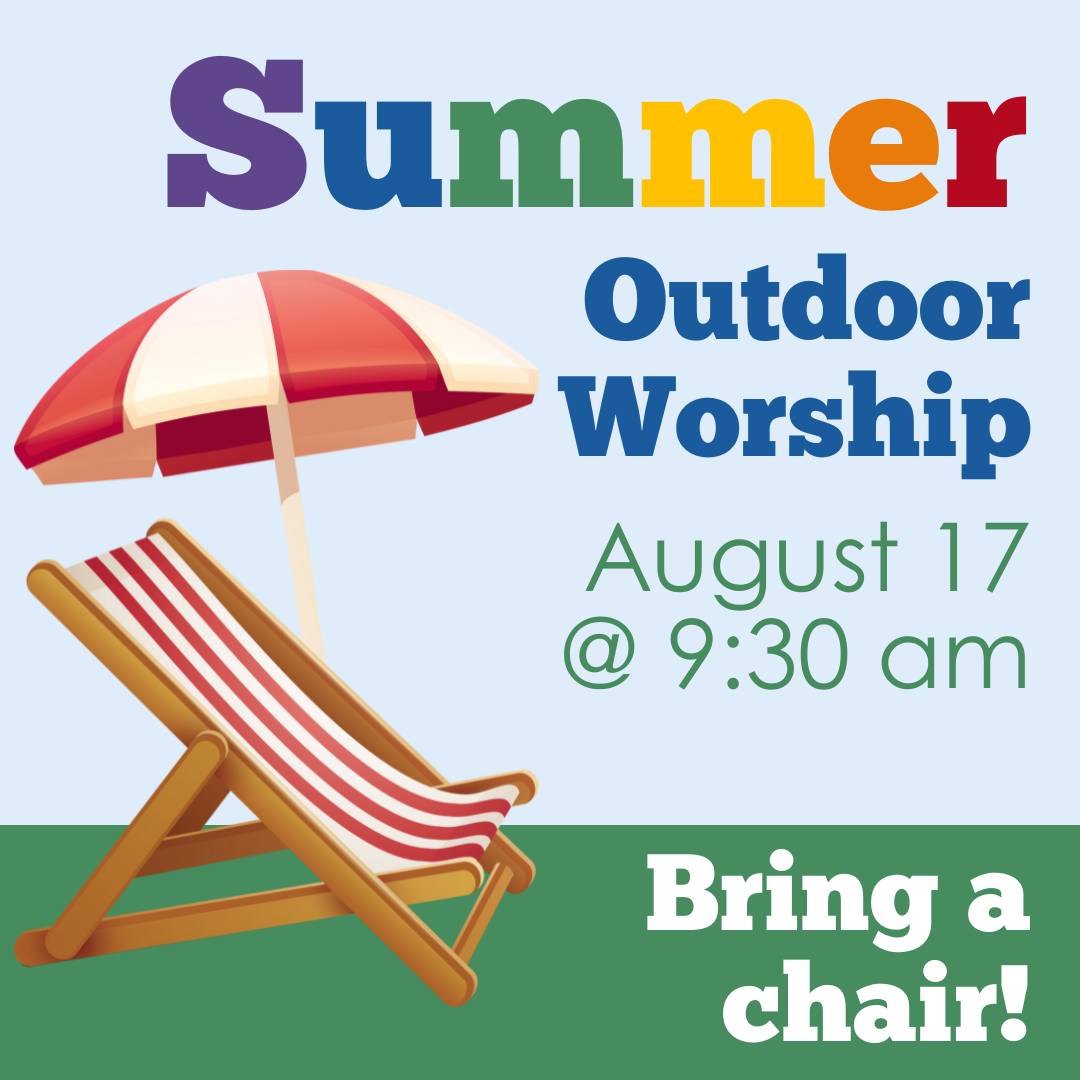 Last Outdoor Worship service of the season! Come celebrate with us. Bring a chair, sunscreen & bug spray. Stay for lunch afterwards.
Sunday, August 17, 2025.
Worship starts at 9:30 am (staffed nursery opens at 9:00 am).
Livestream: https://www.stjameslutheran.org/livestream
#outdoorworship #summerfun #stjameslutheranlakeforest