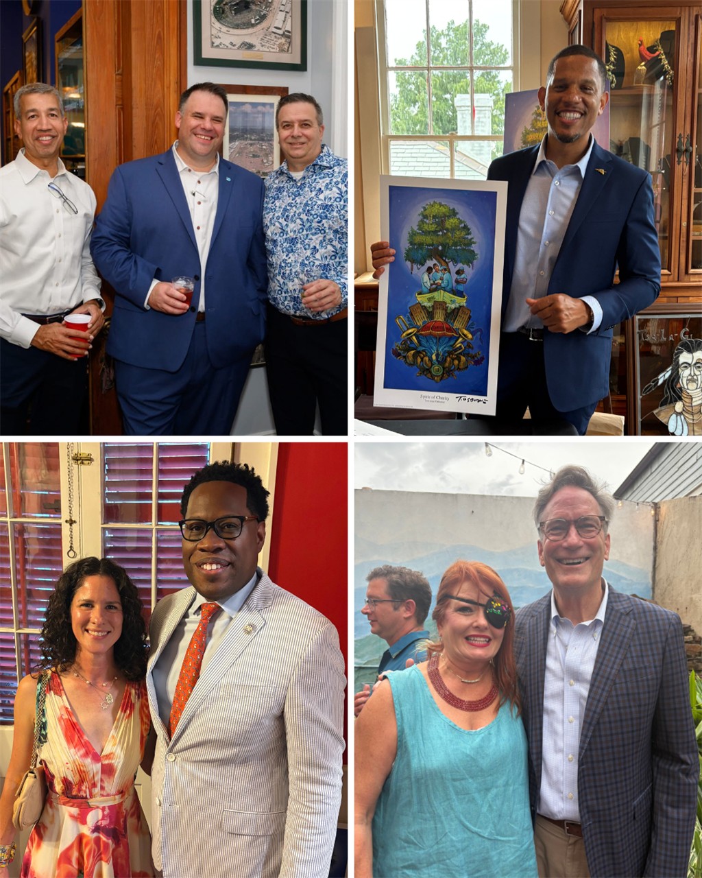 🌟 MASELA in the Community 🌟
MASELA members recently joined the Spirit of Charity & @umcno Cocktail Social —a wonderful celebration of community, art, and service. Hosted by Merry McSwain, daughter of the late Dr. Norman McSwain, the event showcased artwork by local artist Terrance Osborne Gallery and honored Dr. Peter DeBlieux as the 2025 Spirit of Charity Award recipient.
It was an inspiring evening celebrating leadership and dedication to advancing healthcare in our region! 💛🎨