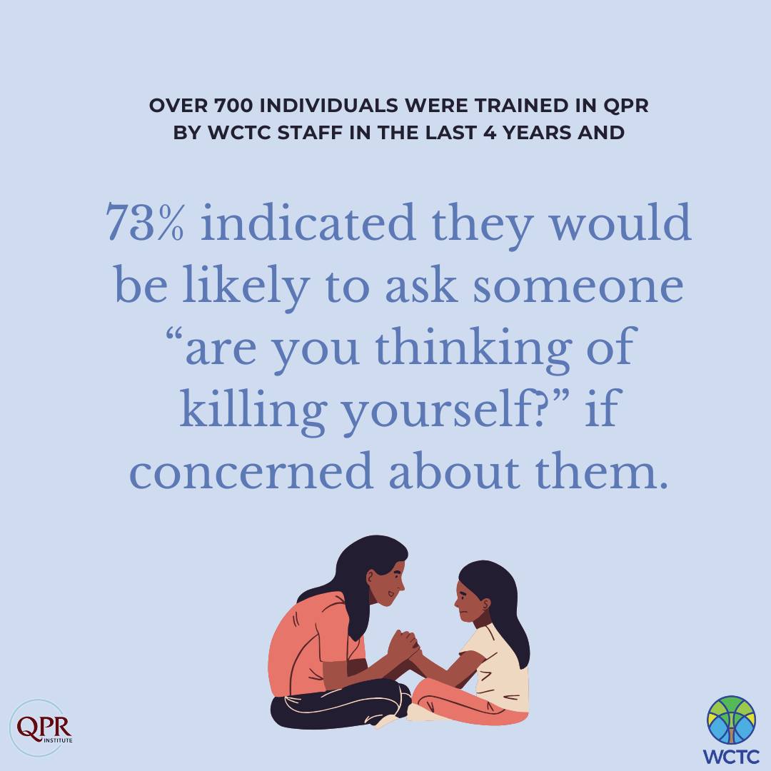 Asking someone if they're thinking about suicide can be scary and Question, Persuade, Refer (QPR) training is here to help. Join Western CT Coalition for a free QPR training this fall. Sign up at wctcoalition.org
#suicidepreventionmonth #988 #1word1voice1life #preventionhappensherect