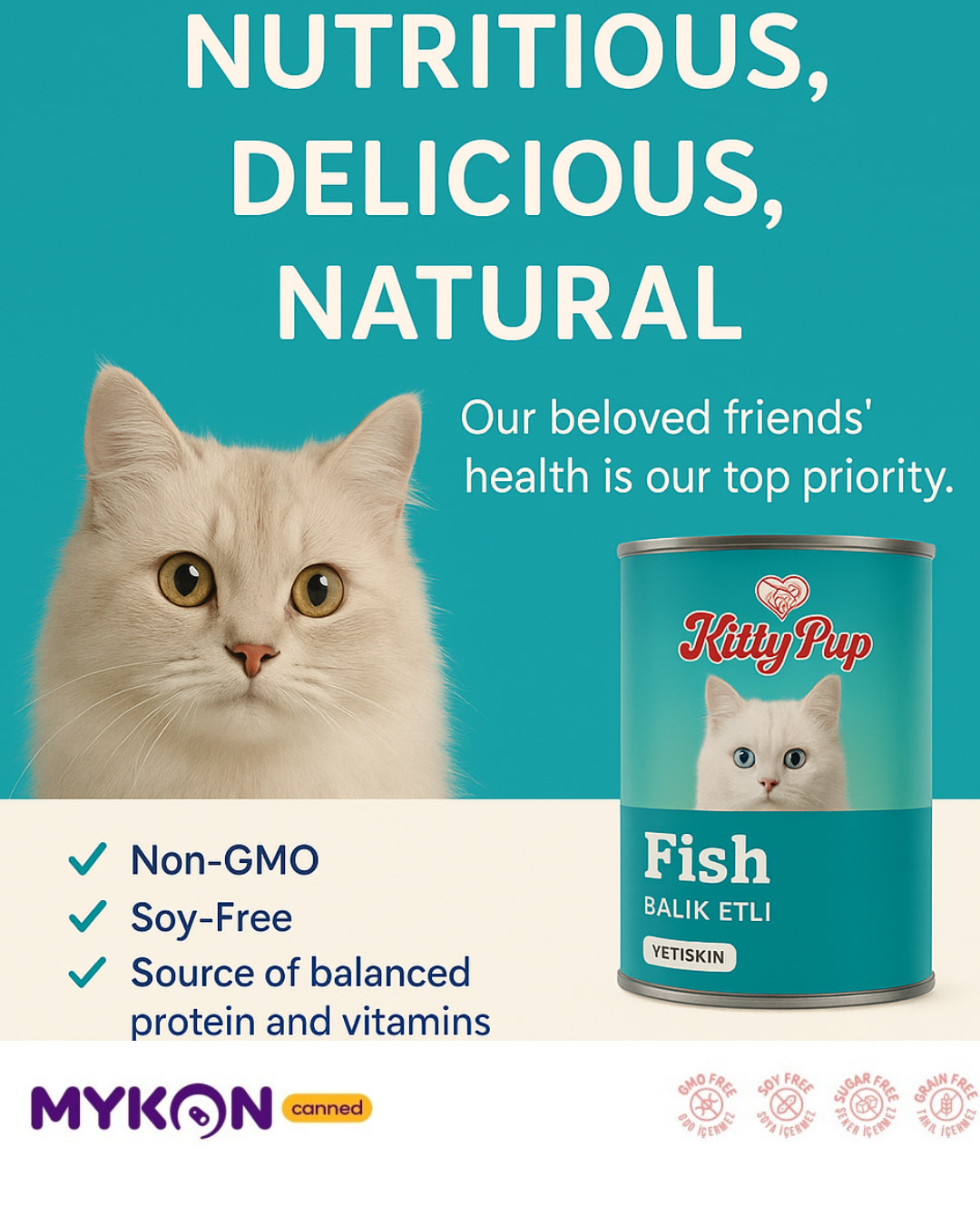 🐾 Nutritious, Delicious, Natural
Because your pet deserves the best. 🌿
MYKON CANNED premium cat food is carefully crafted with high-quality fish, providing your furry friend with essential nutrients and irresistible taste.
✨ Key Benefits:
✅ GMO-free
✅ Soy-free
✅ Balanced protein & vitamins
✅ Special formula for adult cats
Give your cat the gift of health and happiness with MYKON CANNED Premium Pet Food 🐱💛
#PetsOfInstagram
#Petstagram
#CatsofInstagram
#Cats
#Kitten
#CatLover
#CutePets
#PetLovers
#HealthyPets
#catnutrition #CatFood #PremiumCatFood #CatNutrition #HappyCats #FurryFriends #MeowLife #CatParents #PetHealth #PetFoodLovers #PurrfectChoice
#Kediler #KediMaması #EvcilHayvan #MutluKediler #SağlıklıKedi #PetShopTürkiye #KediSeverler #Hayvanseverler