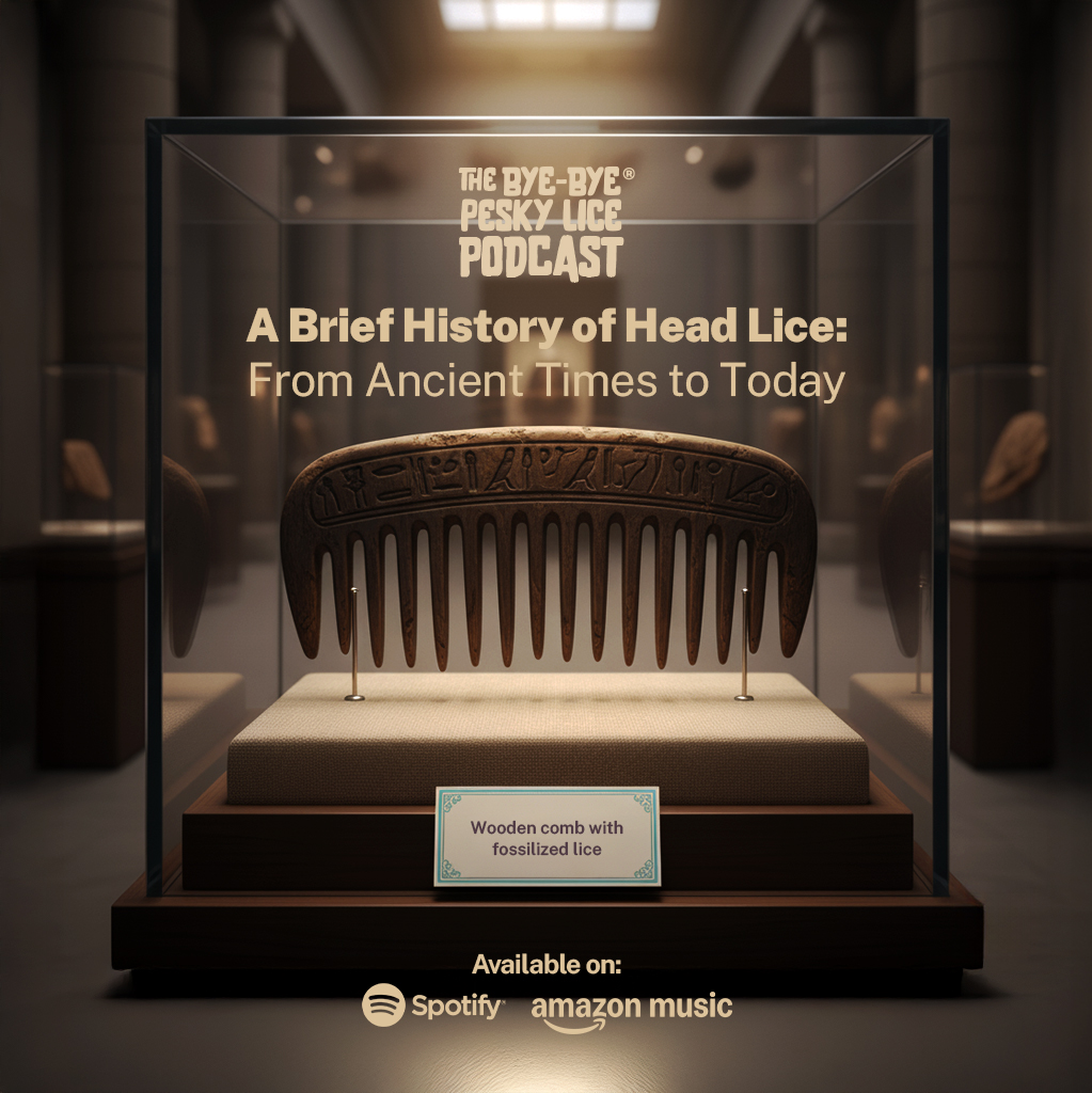 The surprising history of head lice 🕰️
Think head lice are just a modern-day problem? Think again!
From ancient Egyptian combs to medieval myths, lice have been with us for thousands of years. In this week’s episode of The Bye-Bye Pesky Lice Podcast, Emily Carter takes you on a journey through history—uncovering fascinating facts and what they mean for parents today.
🎧 New episodes every Wednesday at 8am
👉 Listen now on Spotify & Amazon Music
👉 Link in bio: @byebyepeskylice
✨ Because the more we understand lice, the easier it is to say: Bye-Bye Pesky Lice!
#ParentingPodcast #HeadLiceFacts #FamilyHealth #LicePrevention #ByeByePeskyLice #ParentingMadeSimple #PodcastForParents #ParentTips #LiceAwareness #KidsAndFamilyPodcast