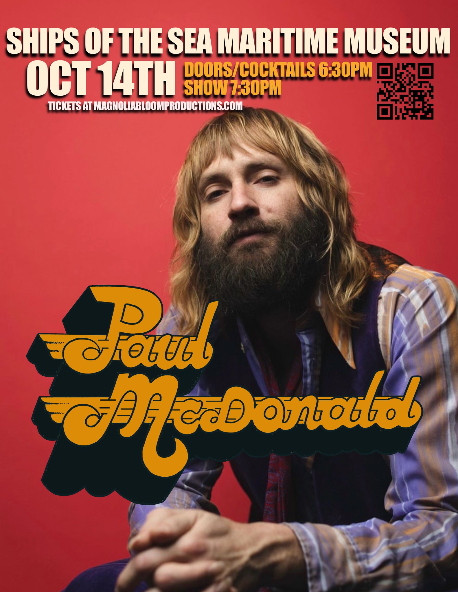 If you don't have plans tomorrow, go support our friend Paul McDonald and see some great live music at Ships of the Sea!