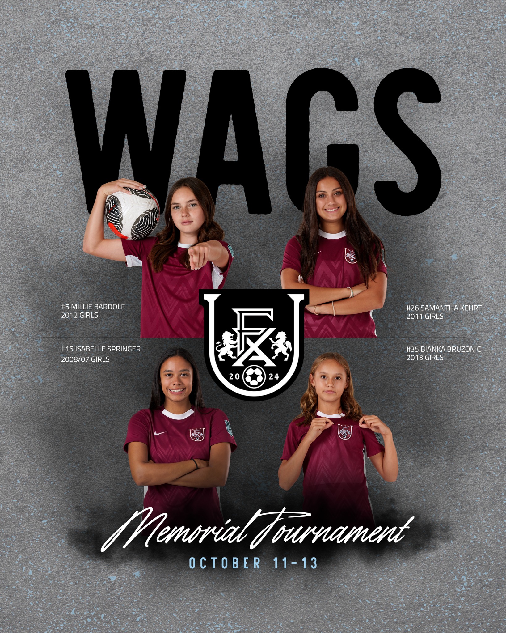 Girls to WAGS. Boys host VDA. Let’s get after it ?⚽️