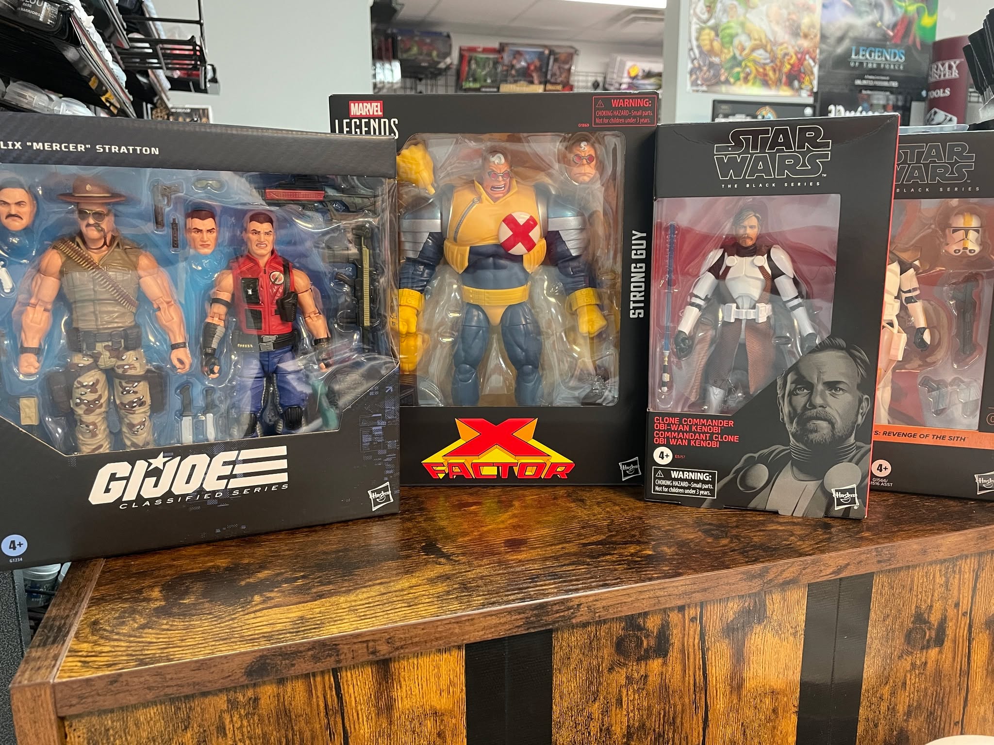 Hitting shelves today are Star Wars Black Series Obi-Wan in Clone Armor, Strong Guy from Marvel Legends, new G.I. Joe Classified, The O from Bandai Gunpla and an large assortment of new playing cards.
500 26th Street Suite 206 Opelika
(Behind Advanced Auto & Grub Mart)
Tuesday - Saturday 12pm-6pm, Sunday 12pm-5pm
#TheToyBunker #ToyStore #shoplocal #downtownopelika