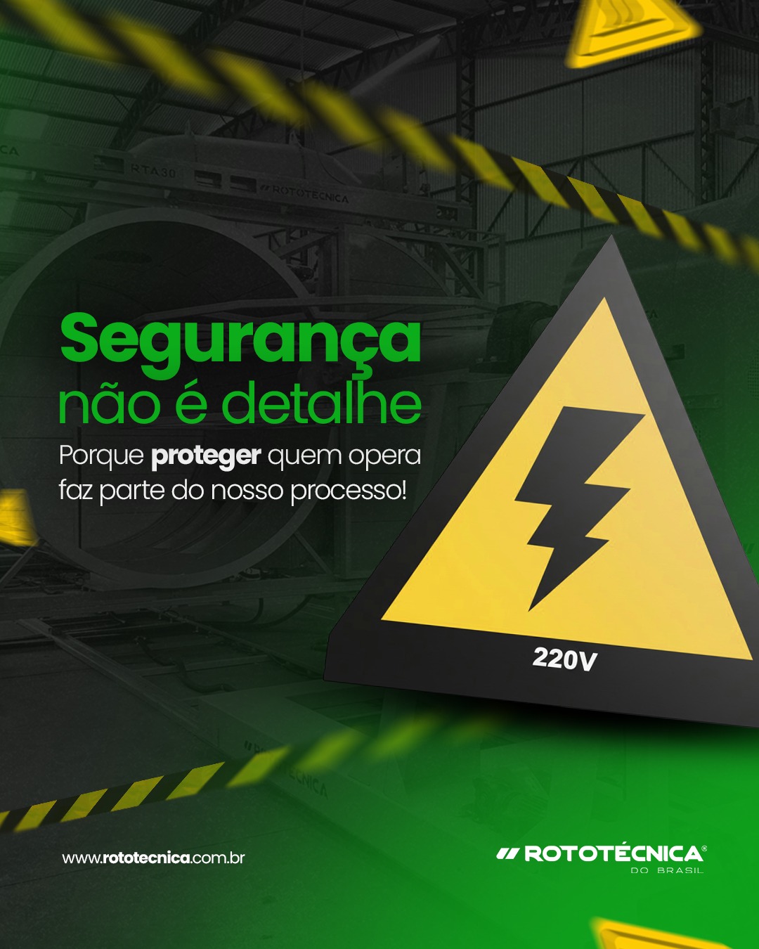 Na Rototécnica, segurança não é um detalhe: é parte do projeto!
Por isso, todas as nossas máquinas saem da fábrica com sinalizações padronizadas, indicando riscos, voltagens e cuidados essenciais para a operação⚡
Cada adesivo representa o nosso compromisso com quem está por trás da máquina: o operador.
Mais do que cumprir normas, é sobre garantir confiança em cada processo 😉
#seguranca #indústriadoplástico #rotomoldagem #rototecnica #maquinasindustriais