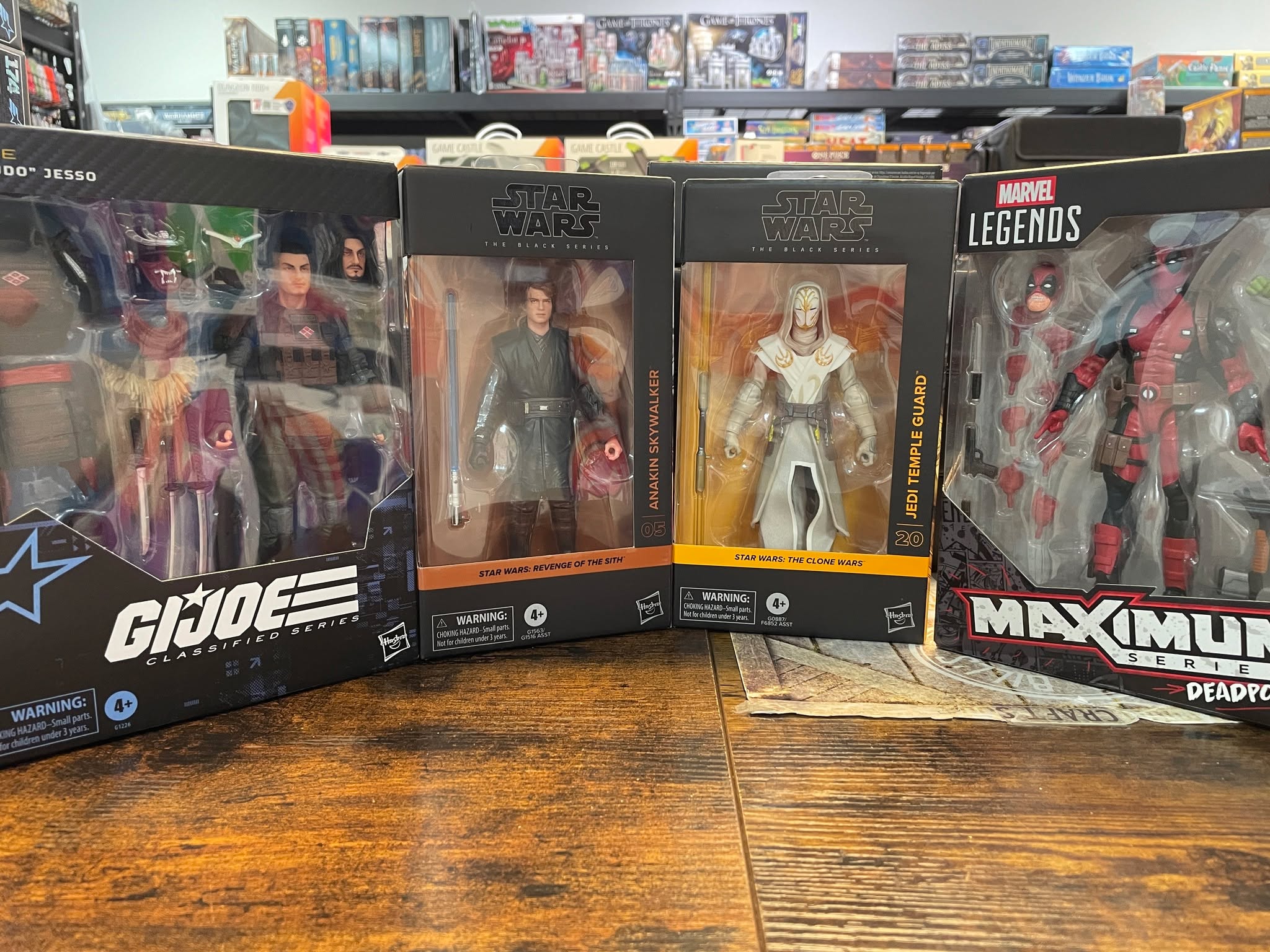 Star Wars Black Series, GI Joe Classified and Marvel Legends drops are hitting shelves today. Pre Orders are going out the door.
500 26th Street Suite 206 Opelika
(Behind Advanced Au#downtownopelika
Tuesday - Saturday 12pm-6pm, Sunday 12pm-5pm
#TheToyBunker #ToyStore #shoplocal #downtownopelika