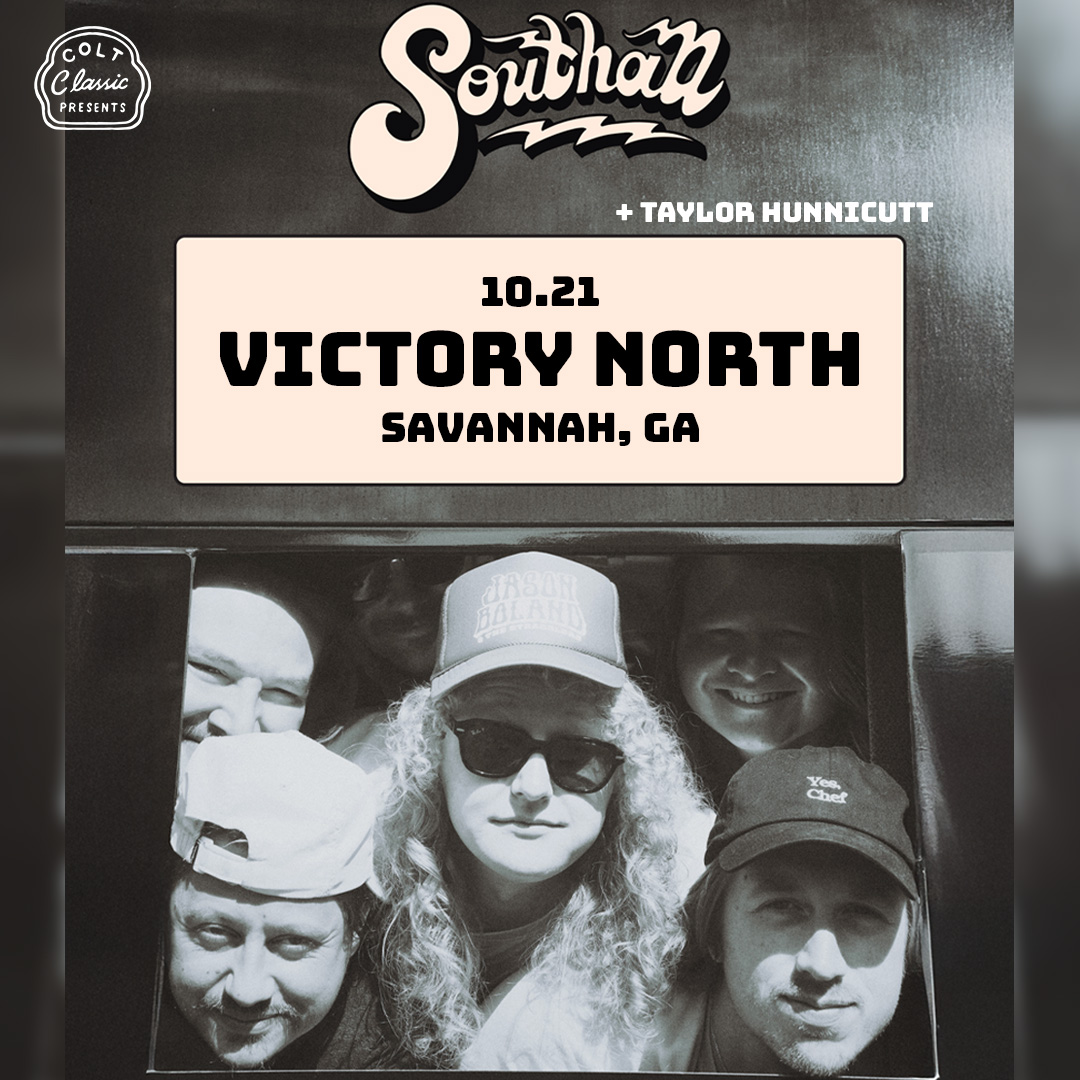 SOUTHALL visits Victory North tomorrow. Don't miss this combo of country, rock & roll, and the dust and grit of the band’s native Red Dirt scene. Get tix in advance at www.victorynorthsavannah.com or get em' at the door!