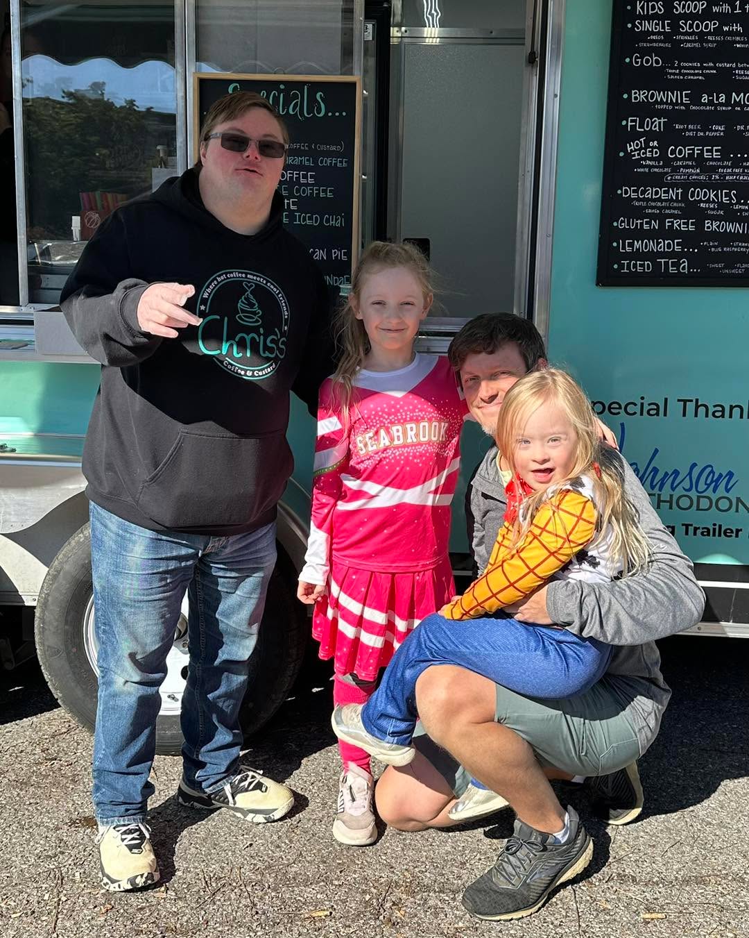 We were at Roanoke College today for the Children’s Assistive Technology Services event with our Chris’s Coffee & Custard trailer! This organization does amazing work for individuals with special abilities! We were glad to be part of this wonderful event. We enjoyed serving the Roanoke College students too!