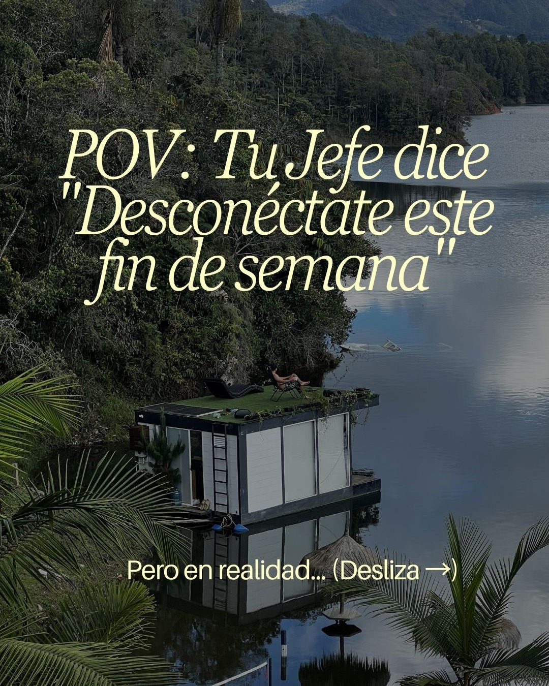 ¿Y si te dijera que existe UN lugar en Colombia donde tu jefe no puede encontrarte? 🚤
(No, no es ilegal. Pero casi se siente como escaparte del mundo)
Desliza para descubrir el secreto mejor guardado de Guatapé ➡️
¿Tag a quién te llevarías? 👇