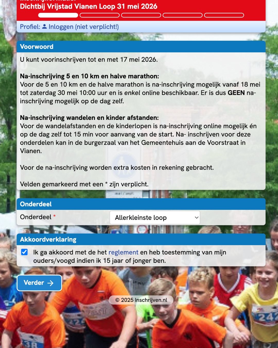 De inschrijving is geopend!
Het is zover: je kunt je nu aanmelden voor de Vrijstad Vianen Loop 2026!
Ren door het historische hart van Vianen, langs de Lek en de groene omgeving!
Of je nu gaat voor je eerste 5 km, een snelle 10 of een halve marathon: dit wil je niet missen.
Schrijf je vandaag nog in via de linkinbio.
Vrijstad Vianen Loop op zondag 31 mei 2026!
#VrijstadVianenLoop #Hardlopen #Vianen #InschrijvingOpen #RunVianen #Meedoen #HalveMarathon #TeamSpirit #Hardloopwedstrijd