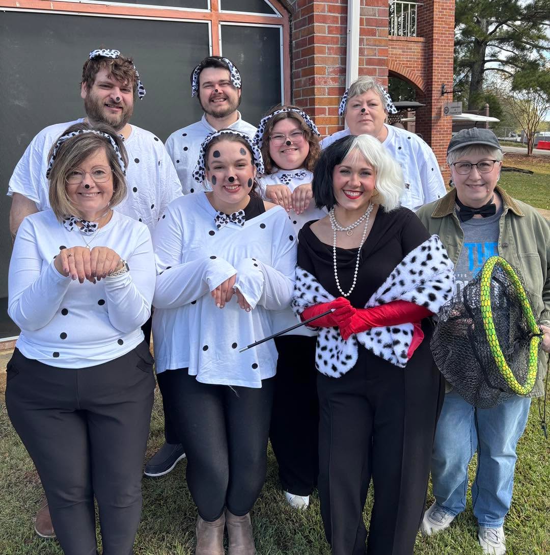 All smiles (& spots) from our Enrollment Services team! ?