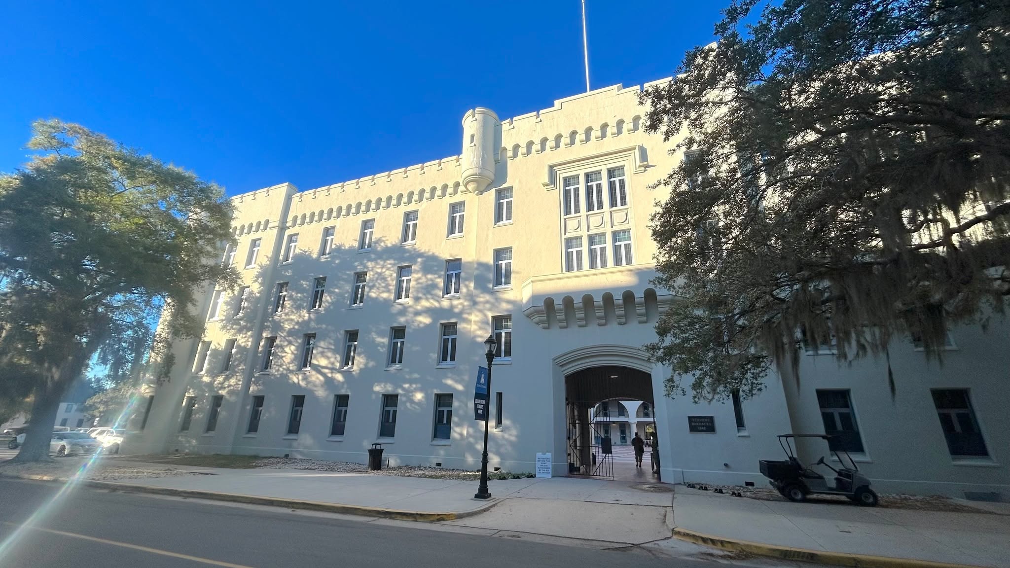 November 10, 2025: 48 degrees and dropping. Don't worry. It'll be warming up for Homecoming this weekend!
citadelalumni.org/homecoming