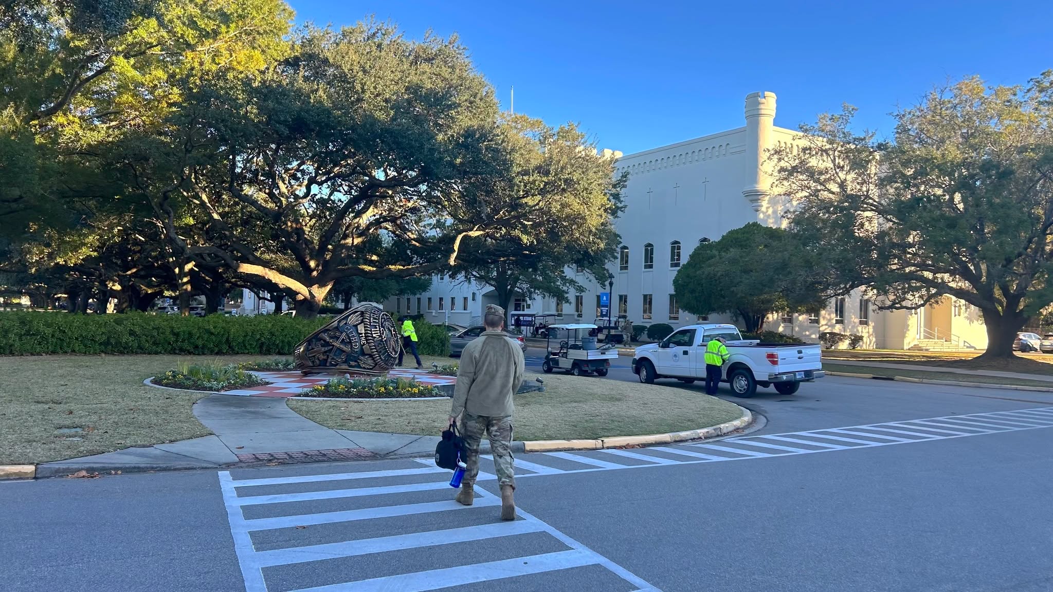 November 10, 2025: 48 degrees and dropping. Don't worry. It'll be warming up for Homecoming this weekend!
citadelalumni.org/homecoming