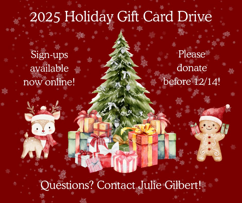 Please sign up to purchase a $25 gift card for children who live in affordable housing at the New Falls Apartments here in Lower Falls 💳🎁✨!!!
You may:
🤝Hand them in at church on Sunday (11/30, 12/7, or 12/14) in the designated box
📩Drop them off at the office on Tuesday or Thursday between 9 a.m. and 3:00 p.m.
Please label them with your name or check your name off the provided list.
Sign up online HERE: https://docs.google.com/spreadsheets/d/1eTLyGY_-An0_rC3XJiPmMHh6ZcVx_kvIaJ5wHtynelI/edit?gid=0#gid=0
Questions? Email Julie Gilbert, Mission/Outreach Chair.
#christmasevent #holidayevent #Community #newtonma